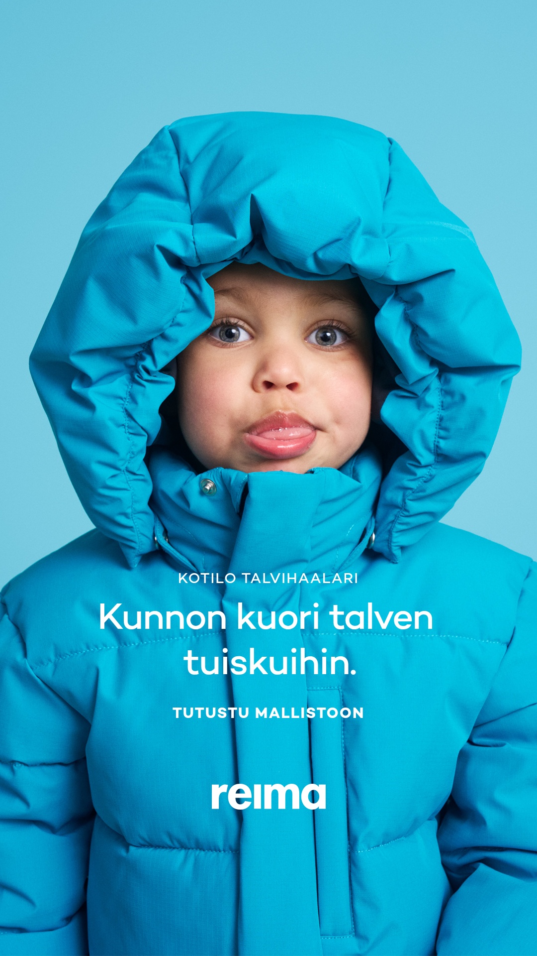 Reima Facebook ad: Kunnon kuori talven tuiskuihin