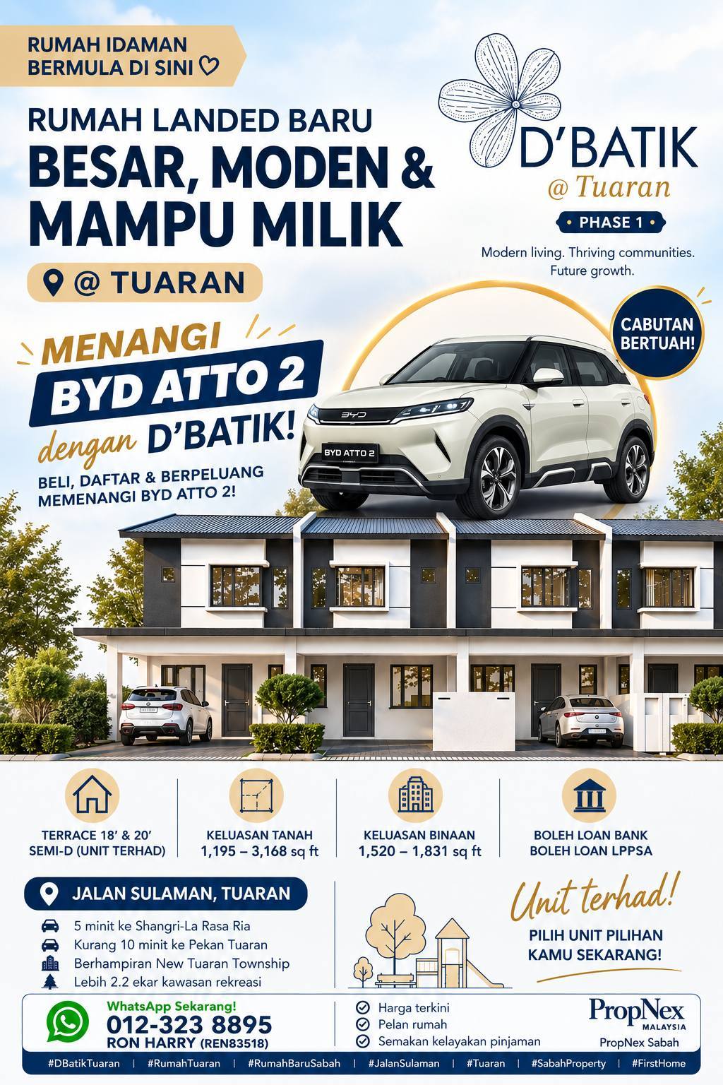 PropNex Malaysia - Ron Harry Facebook ad: D'BATIK TUARAN.