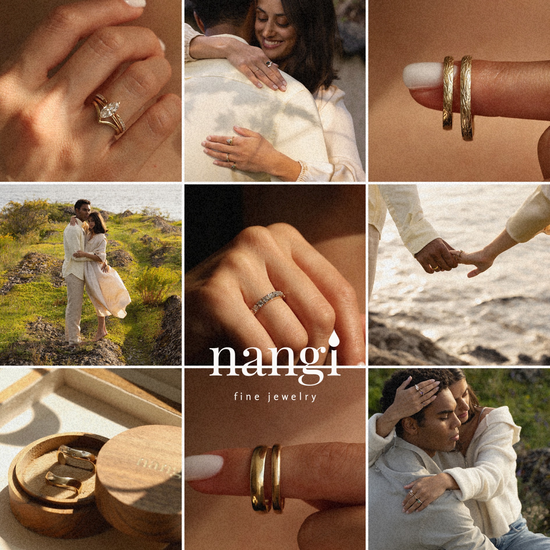 Nangi Fine Jewelry Facebook ad: Say yes with Nangi
