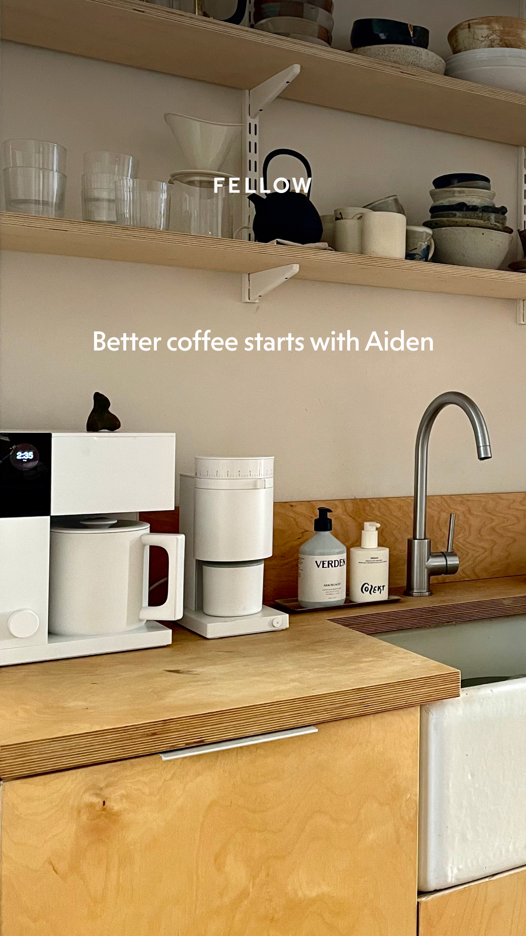 Fellow Facebook ad: Pour-over without the process
