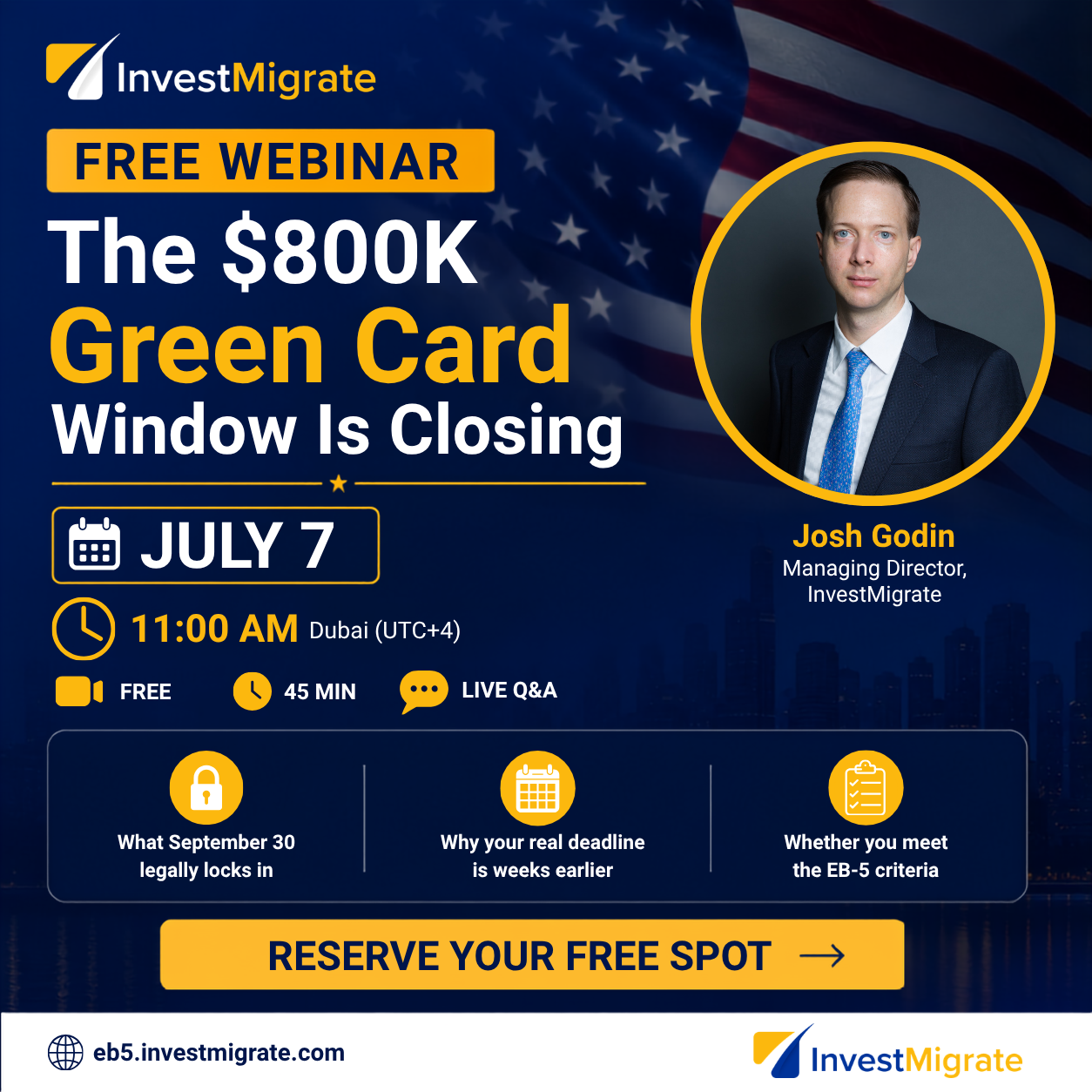 InvestMigrate Facebook ad