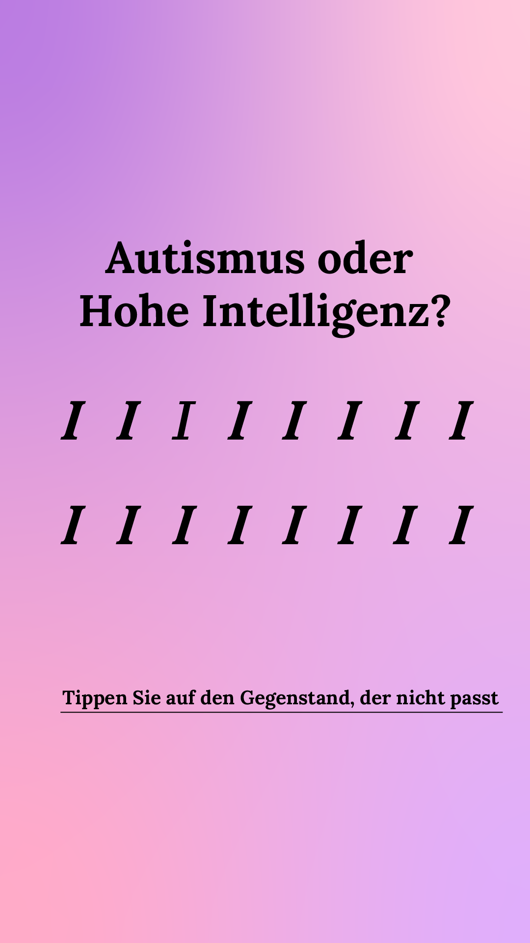 International Brain Test Facebook ad