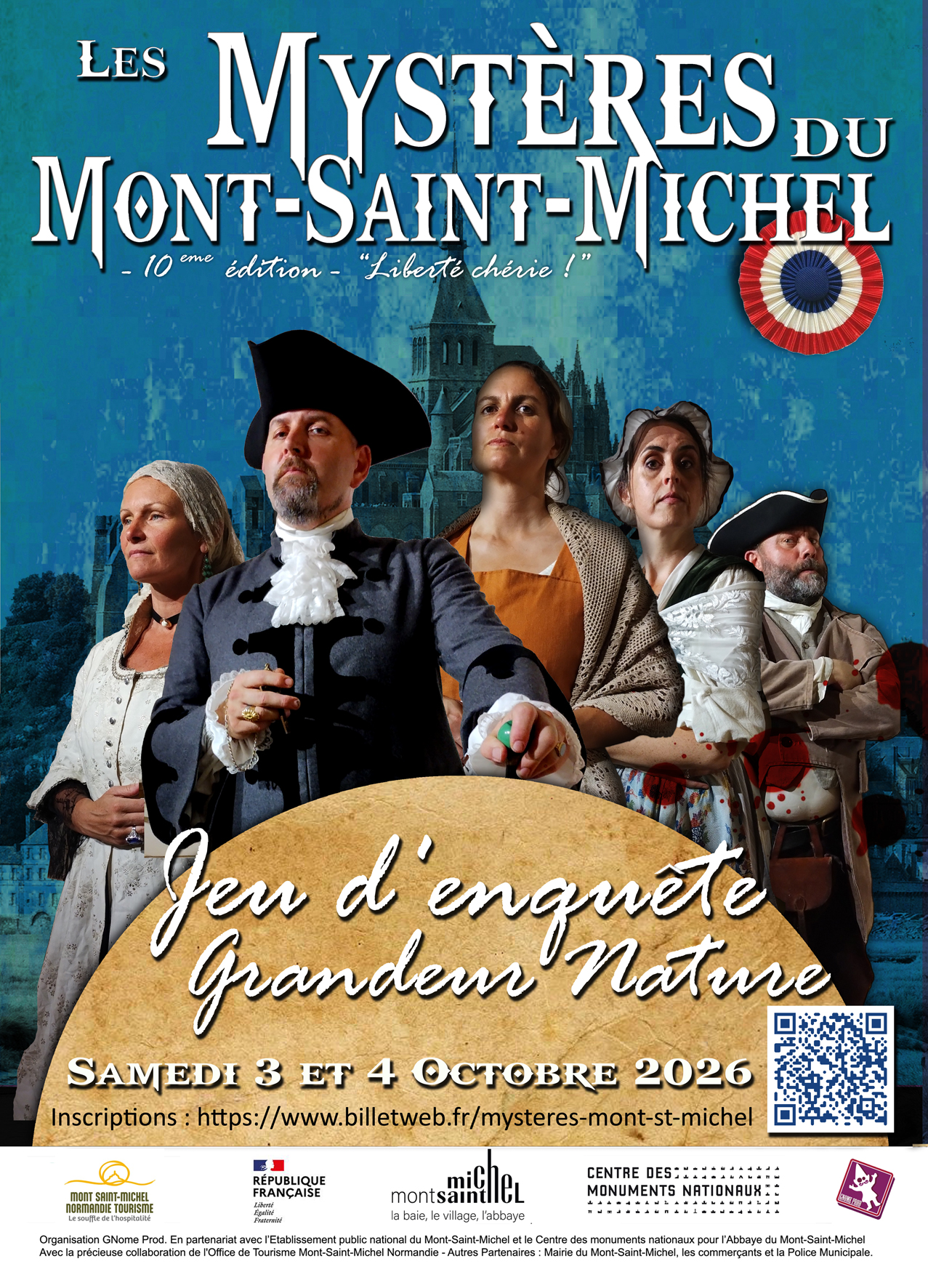 GNome Prod Facebook ad: LES MYSTERES DU MONT SAINT MICHEL - 10eme édition…