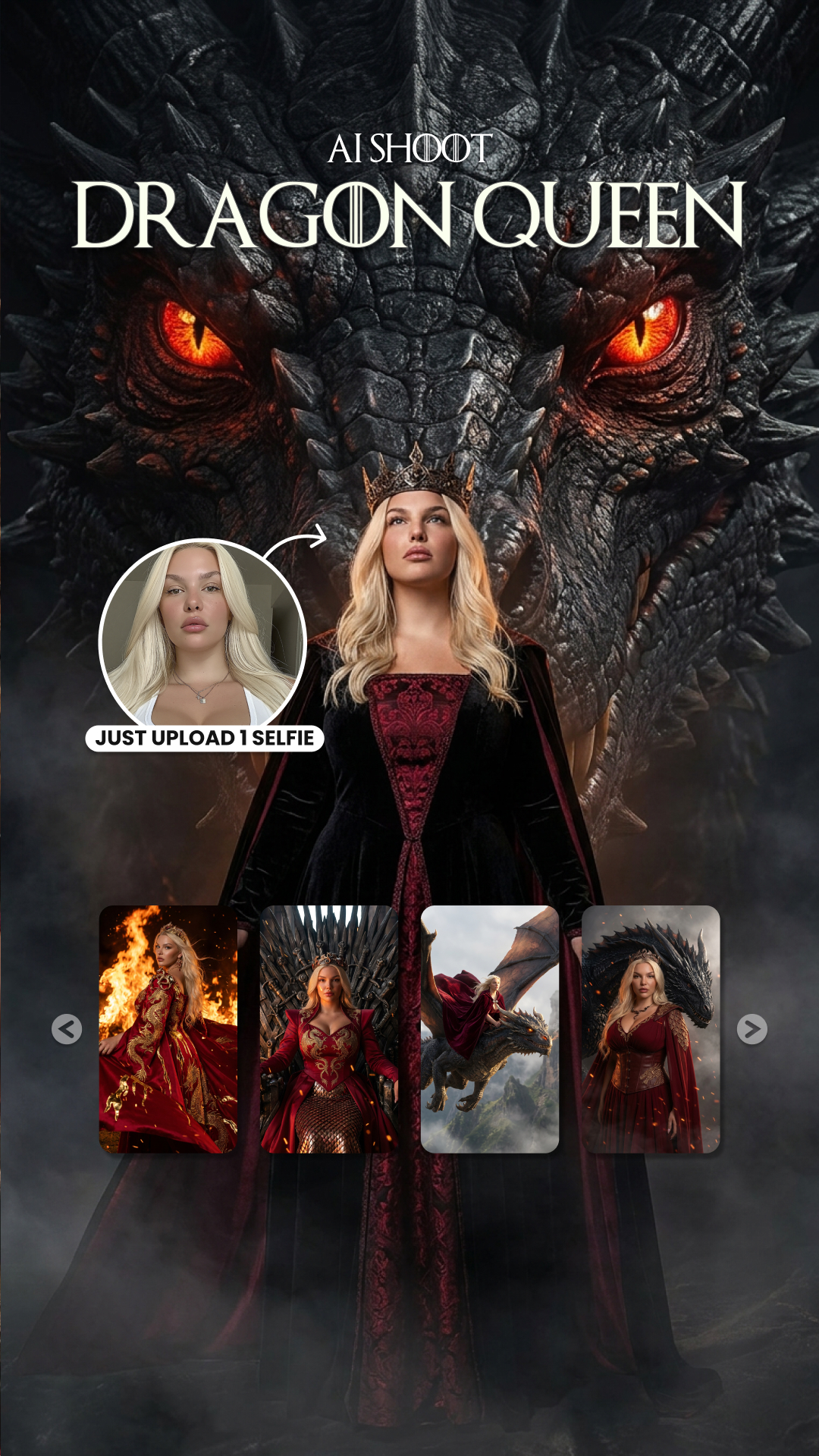 Glam AI: AI Content Generator App Facebook ad