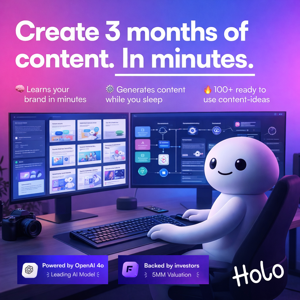 Holo Facebook ad