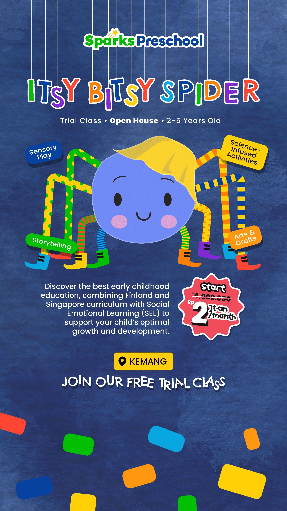 Sparks Preschool Facebook ad