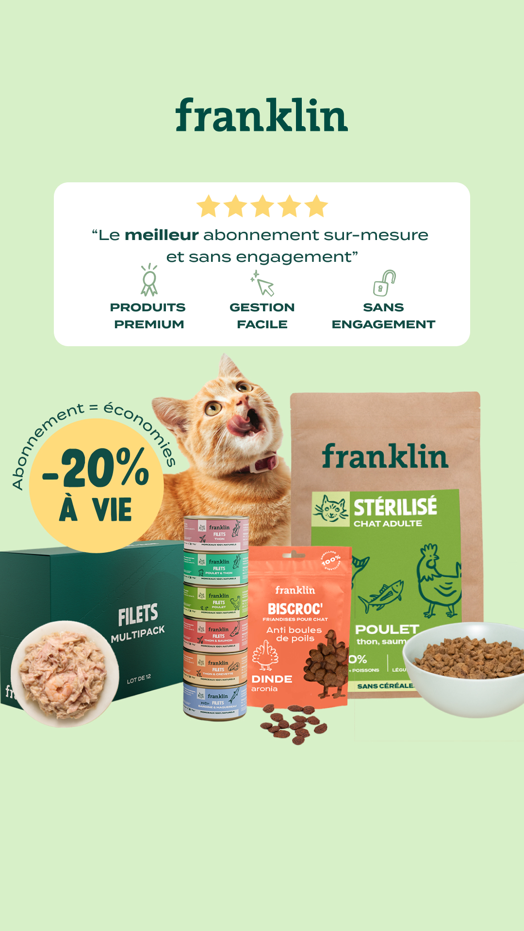 Franklin Pet Food Facebook ad
