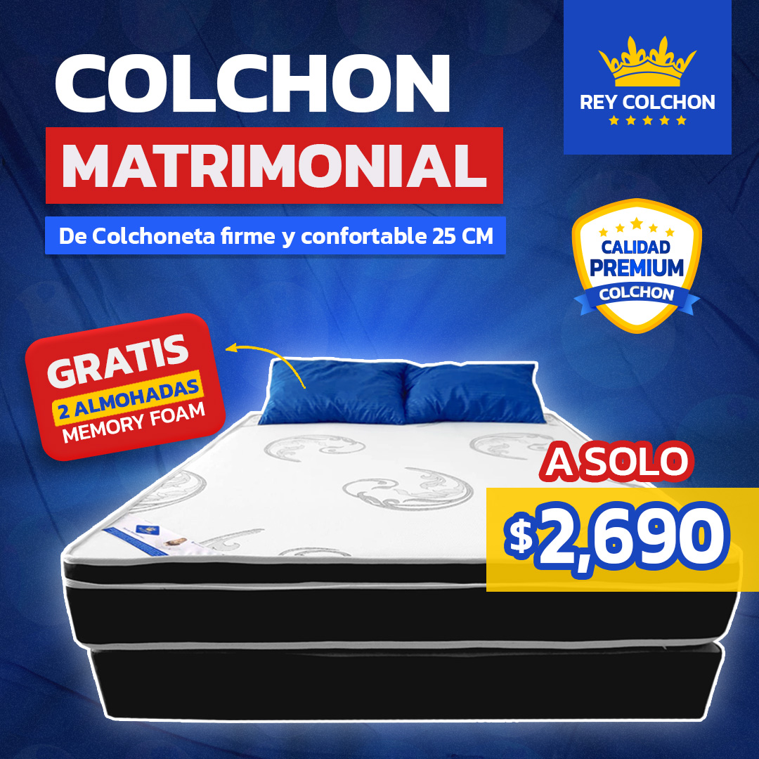 Rey Colchón Facebook ad: Chatea con nosotros