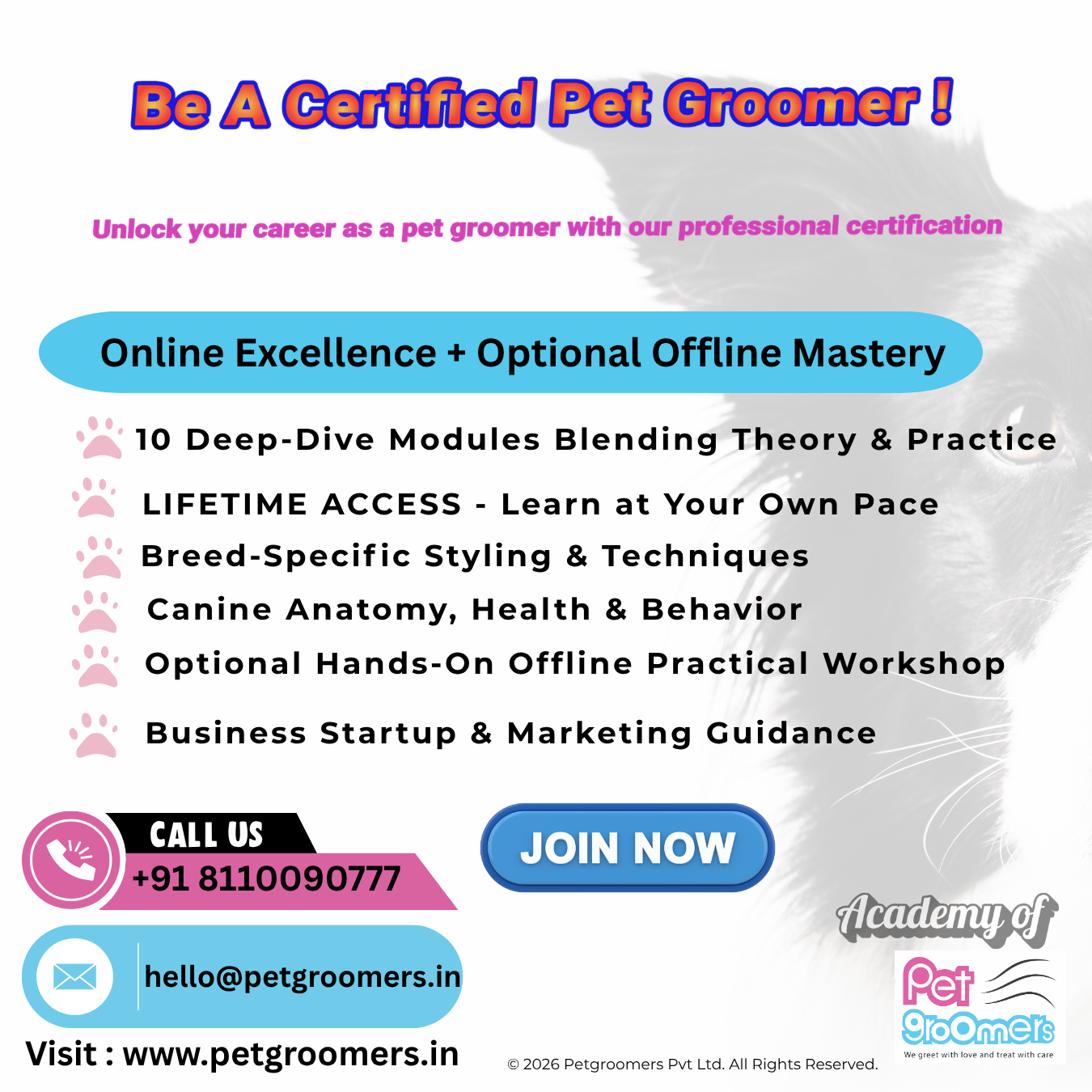 PetGroomers Pvt Ltd Facebook ad