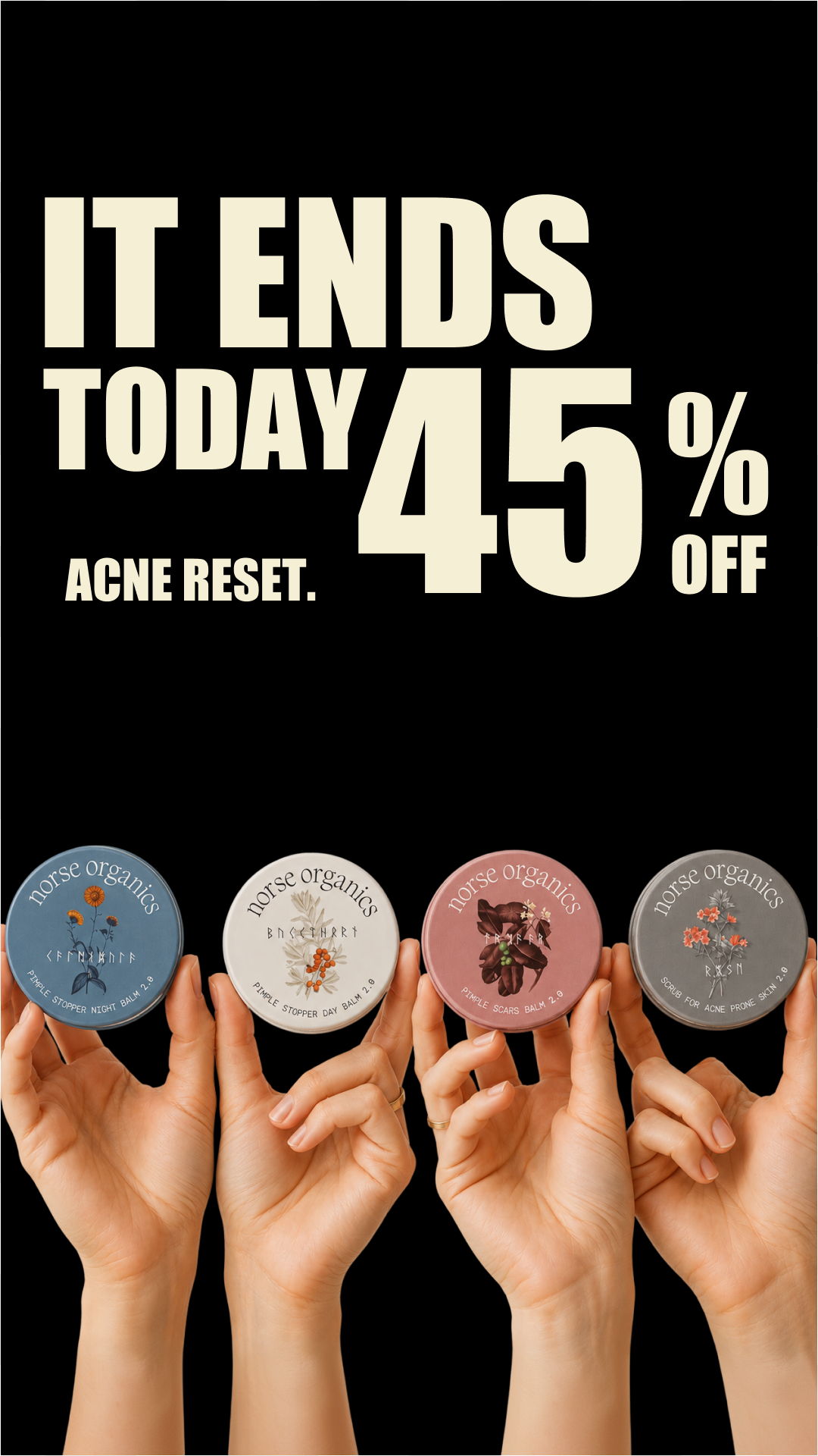 Norse Organics Facebook ad