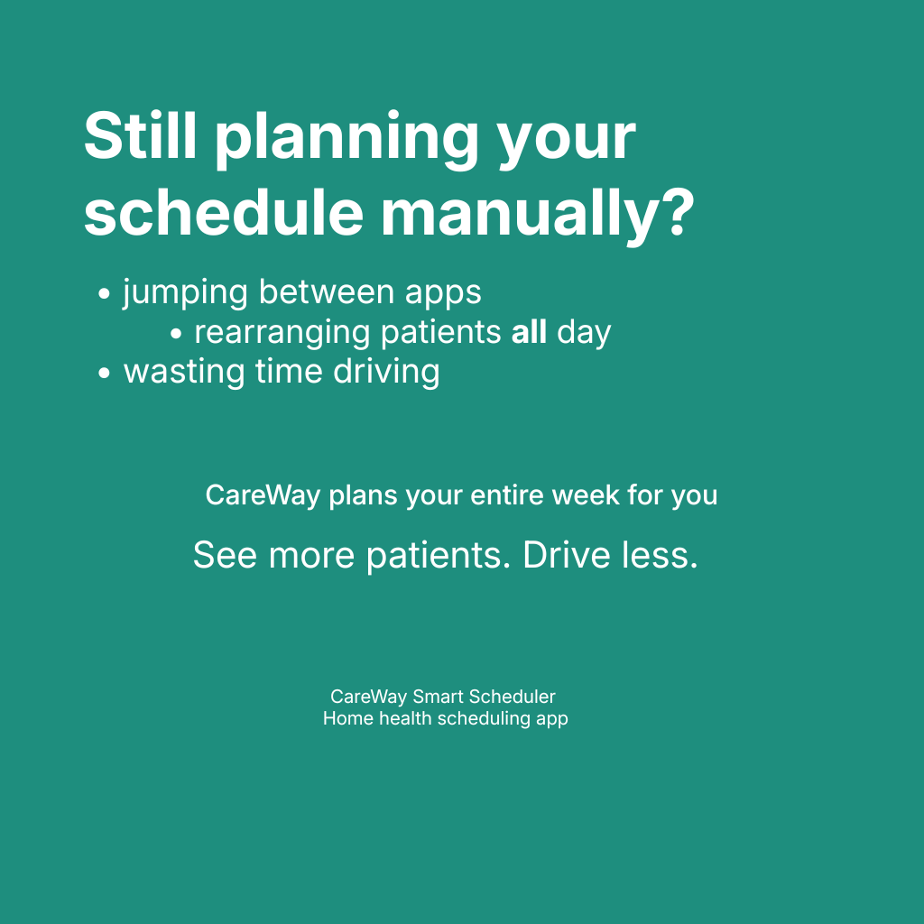 CareWay Smart Scheduler Facebook ad from Apr 7, 2026