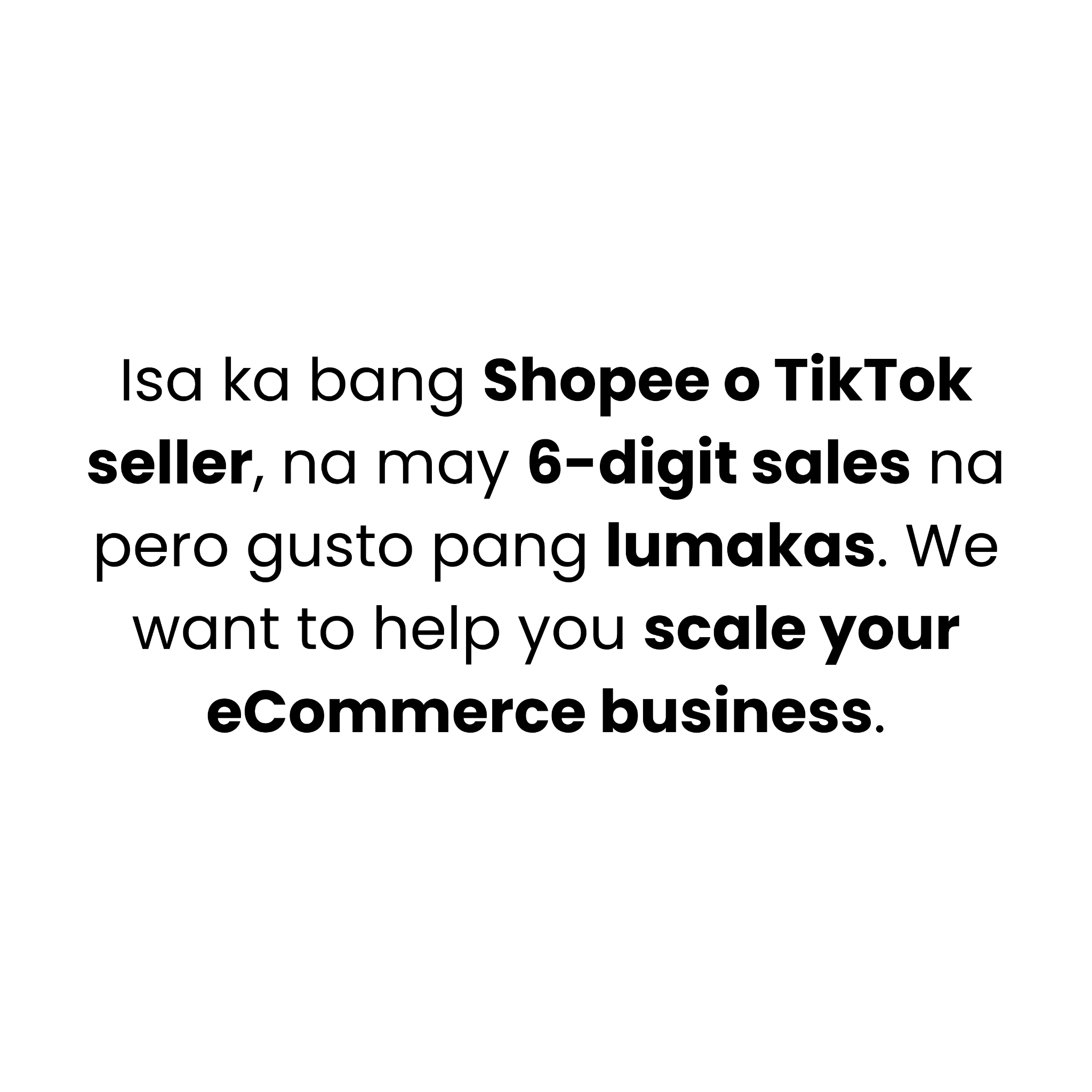 ECOM Accelerator Facebook ad