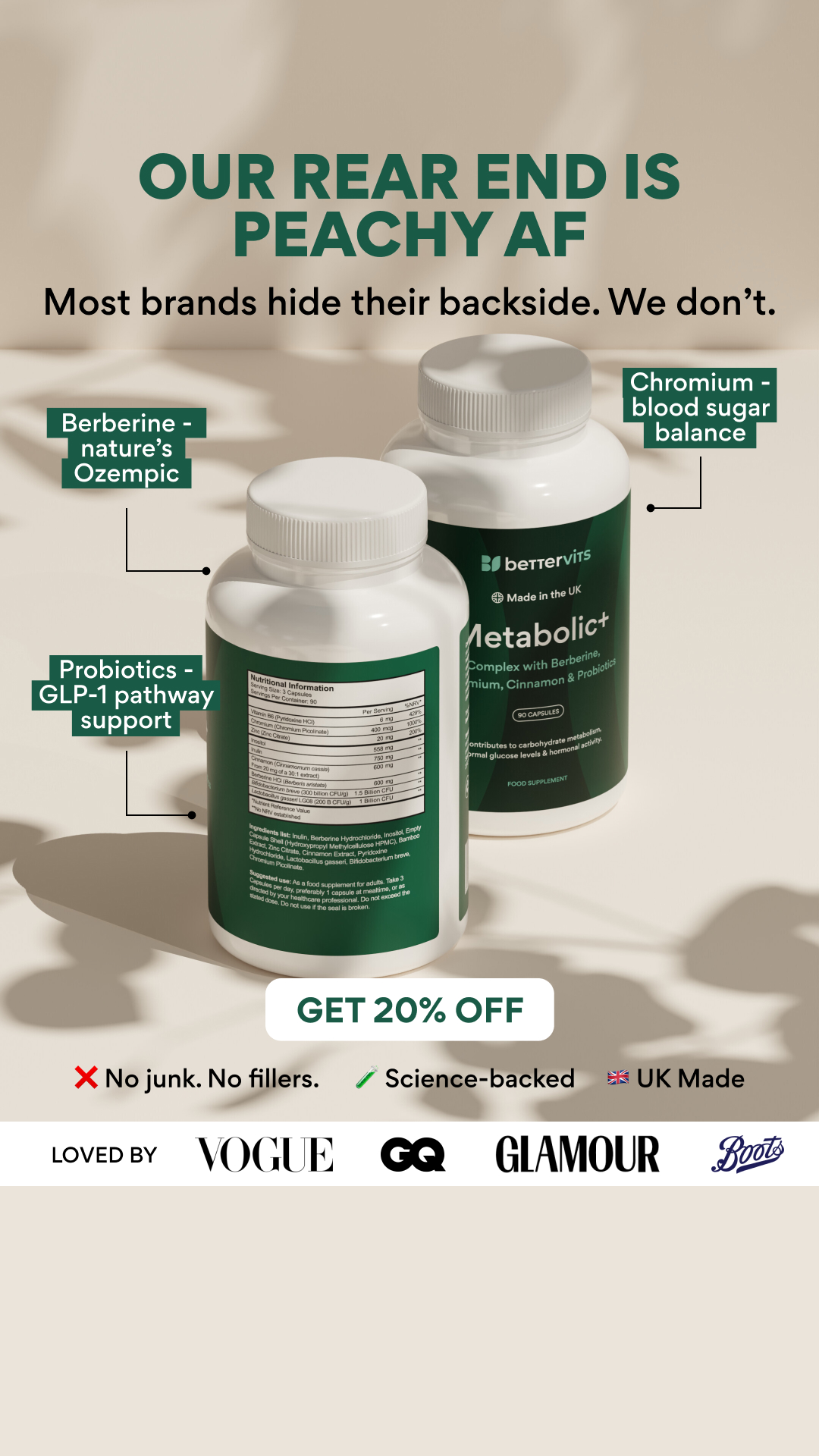 Bettervits Facebook ad