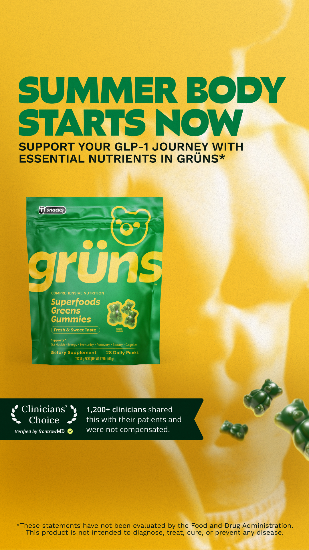 Grüns Facebook ad