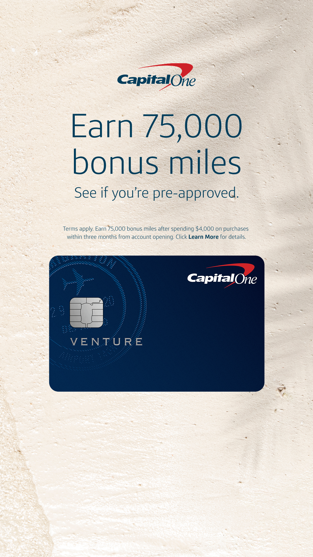 Capital One Facebook ad