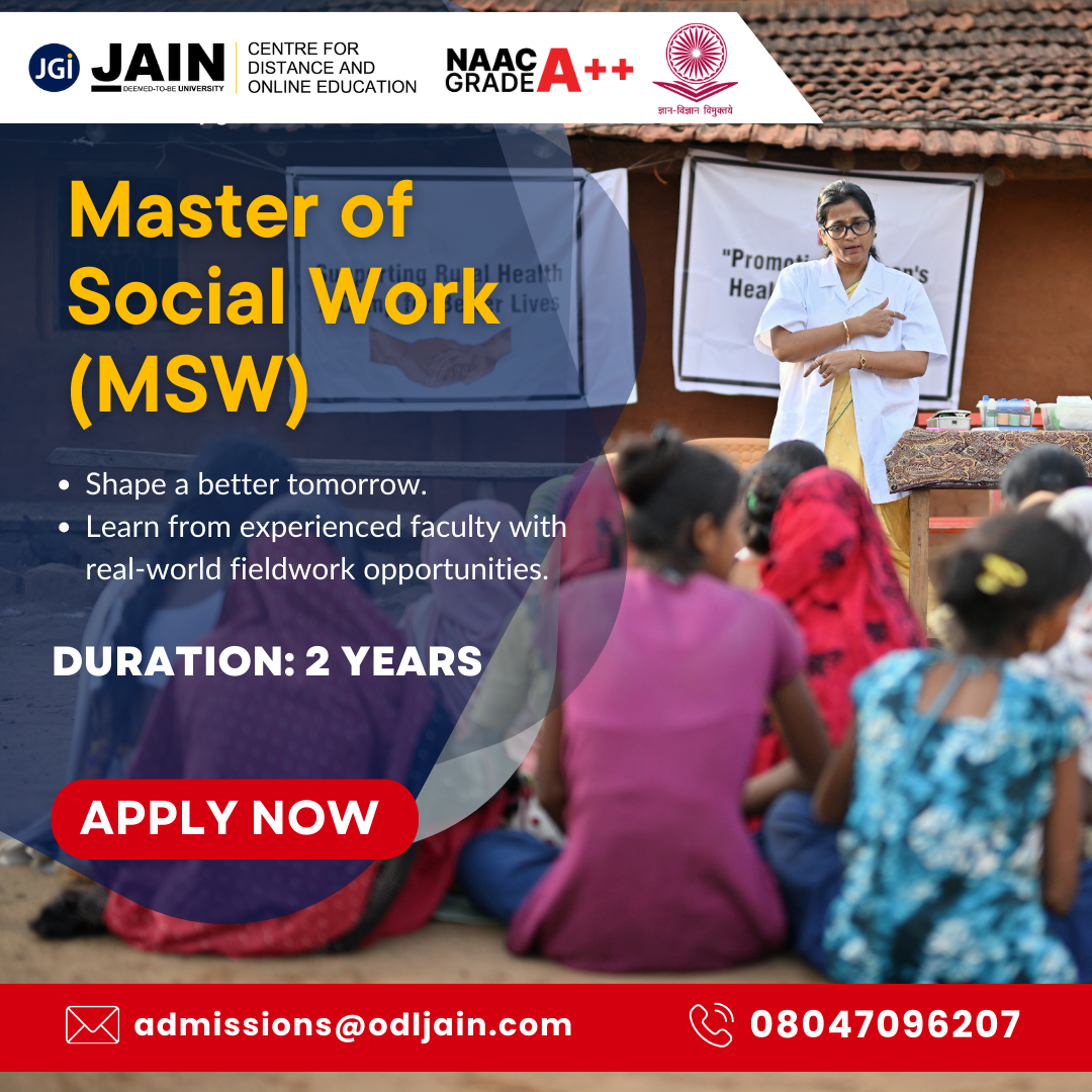 Jain University Facebook ad