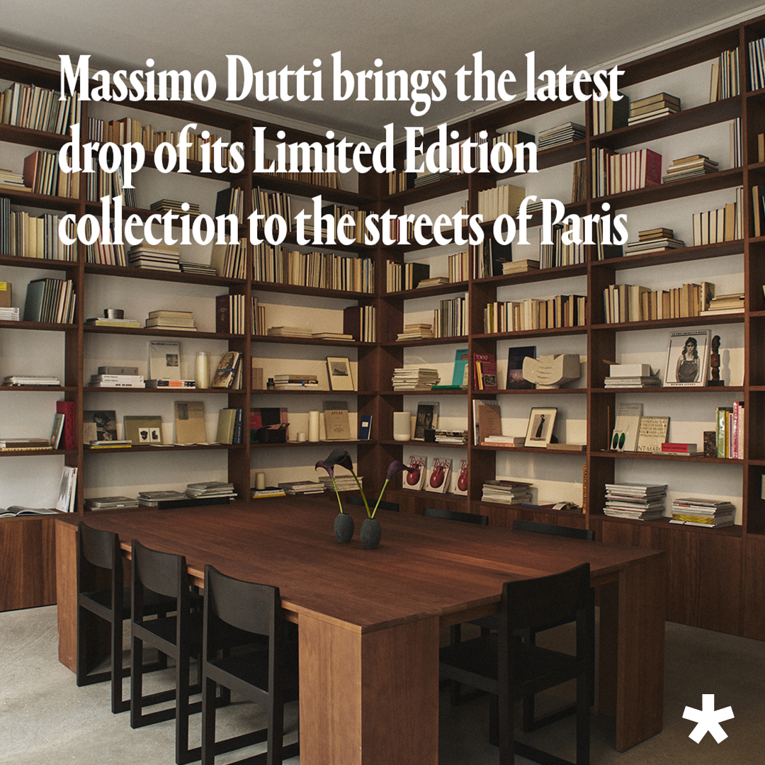 Wallpaper* magazine Facebook ad: Massimo Dutti unveils its creative universe in Paris…
