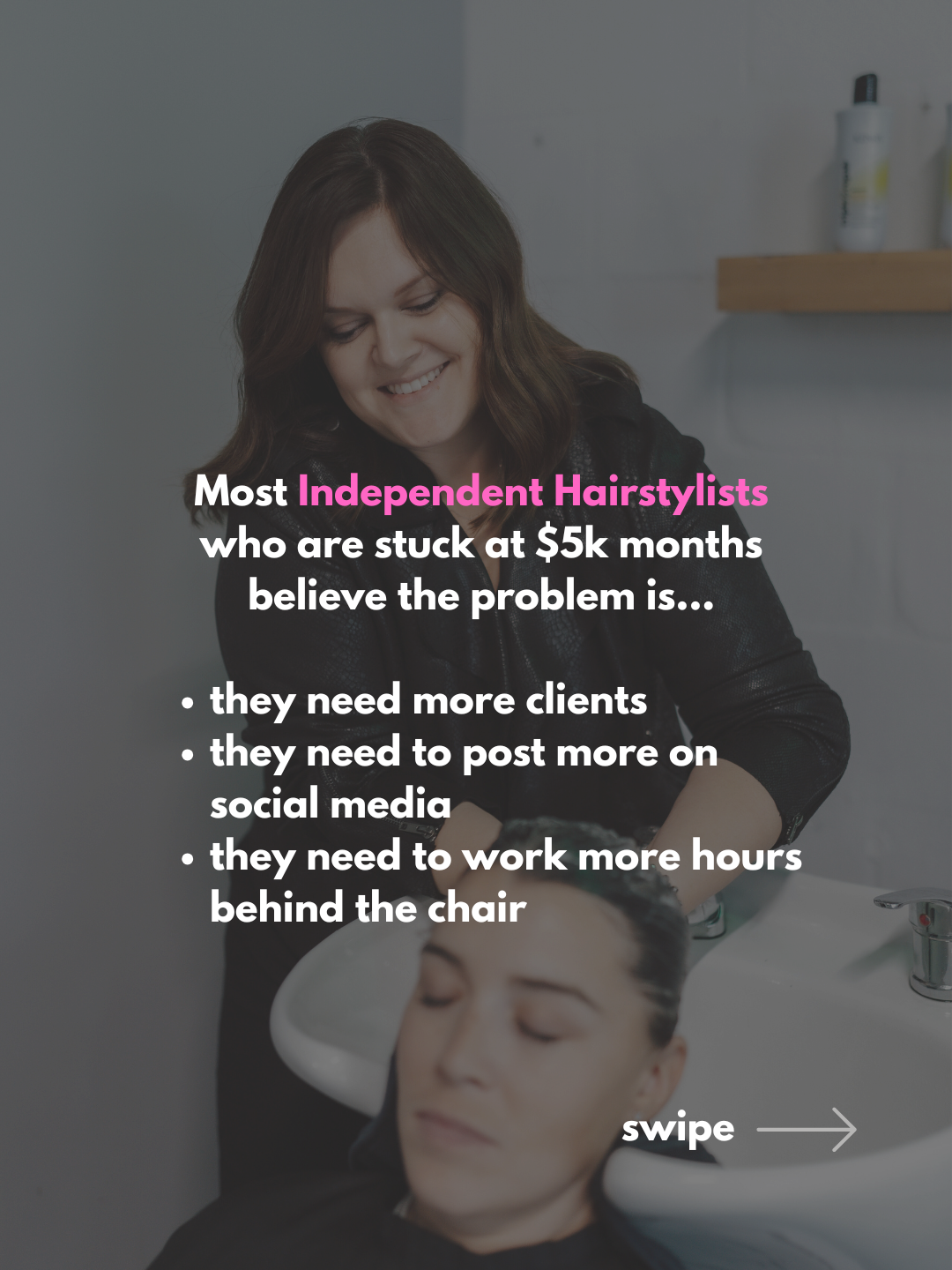 Mandy Zehnder, Stylist + Educator Facebook ad: How I made $20k/mo as an Independent Hairstylist