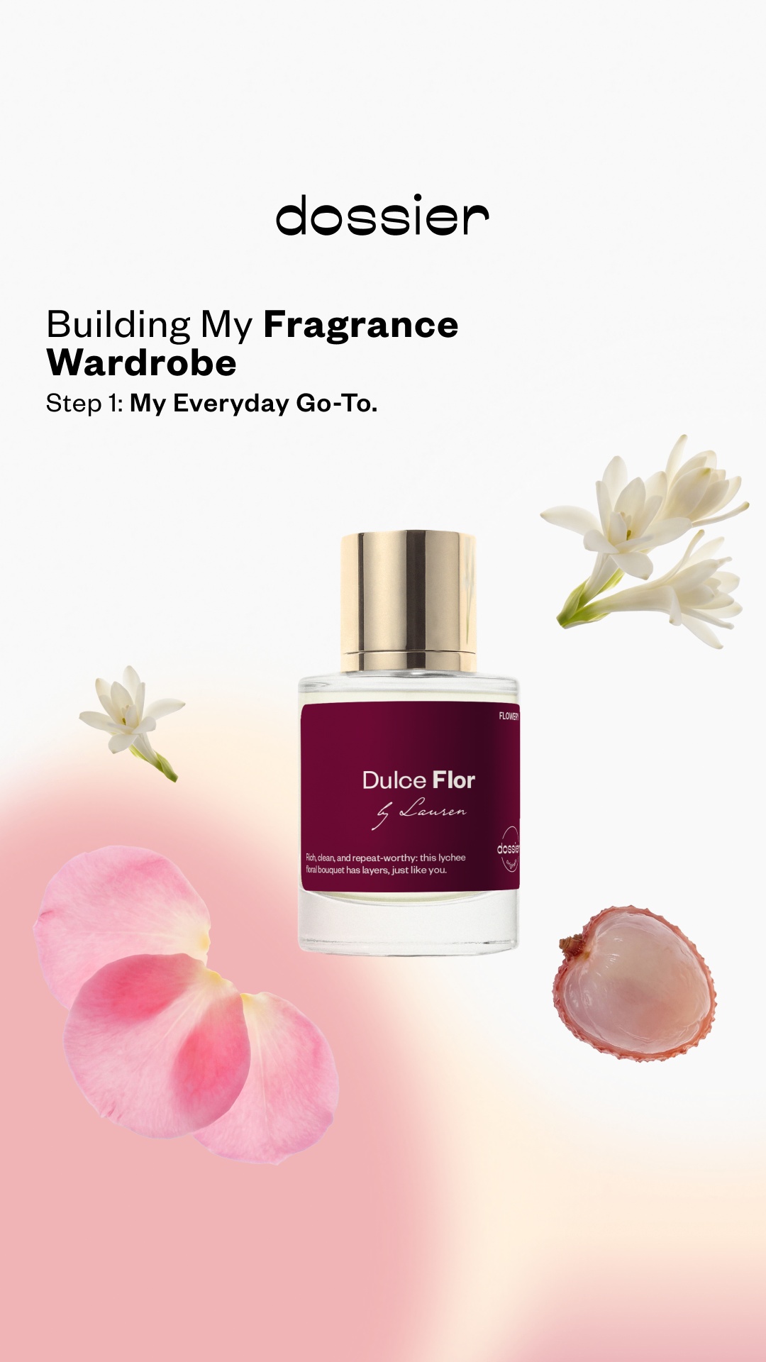 Dossier Facebook ad: Find Your Signature Scent