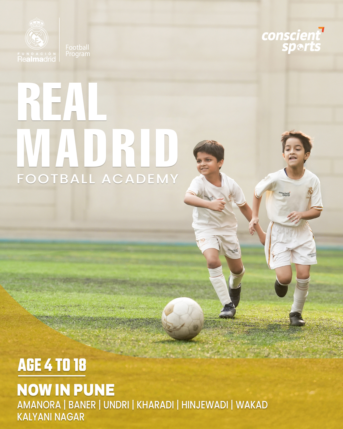 RMF India - Partner Conscient Sports Facebook ad