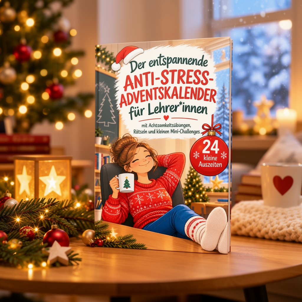 MaMa Verlag Facebook ad: Anti Stress Buch für Lehrer*innen
