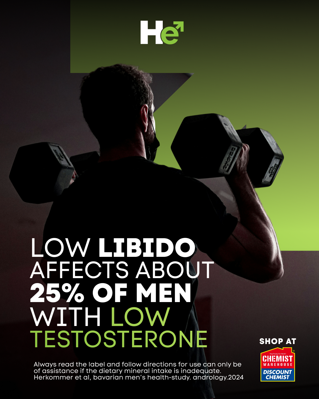 He Men's Health Facebook ad