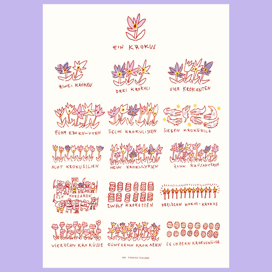 Giani.shop Facebook ad: Ausgewählte Zeichnungen als Art Prints, Postkarten und…