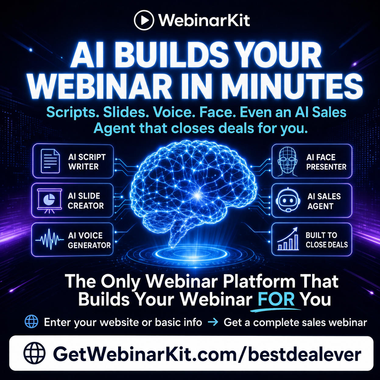 WebinarKit Facebook ad