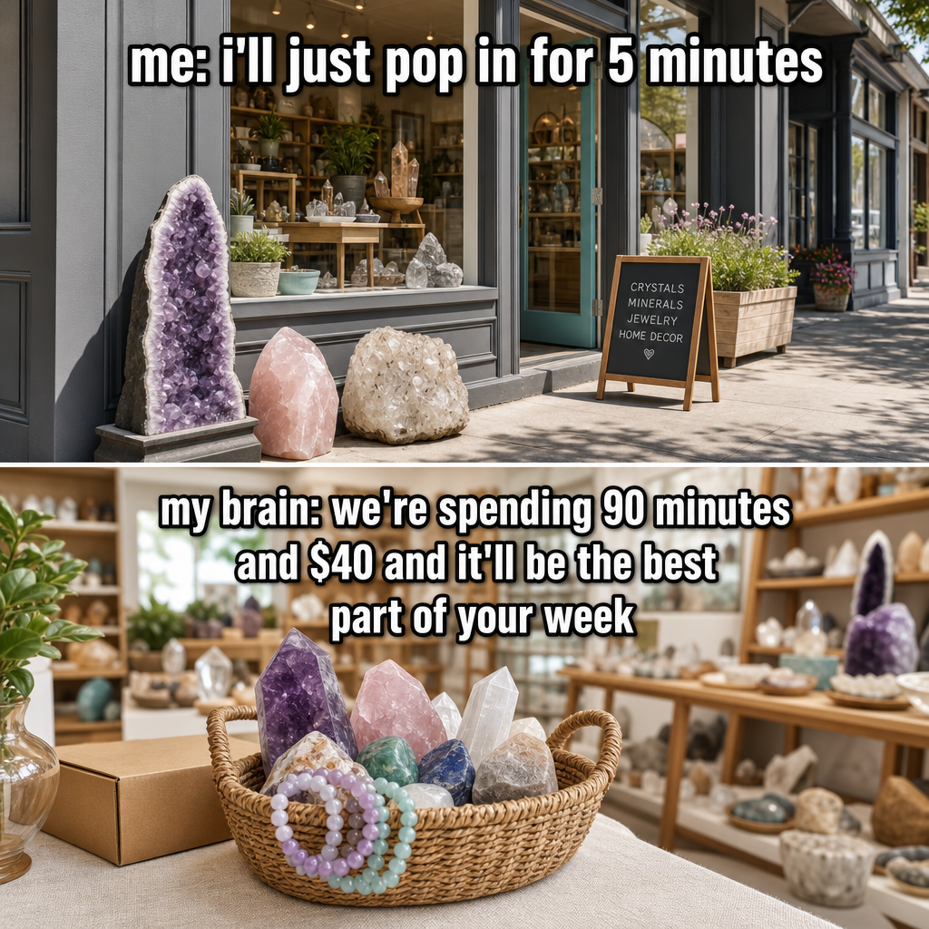 The Rock Space Facebook ad: Hold something real. Open 7 days.