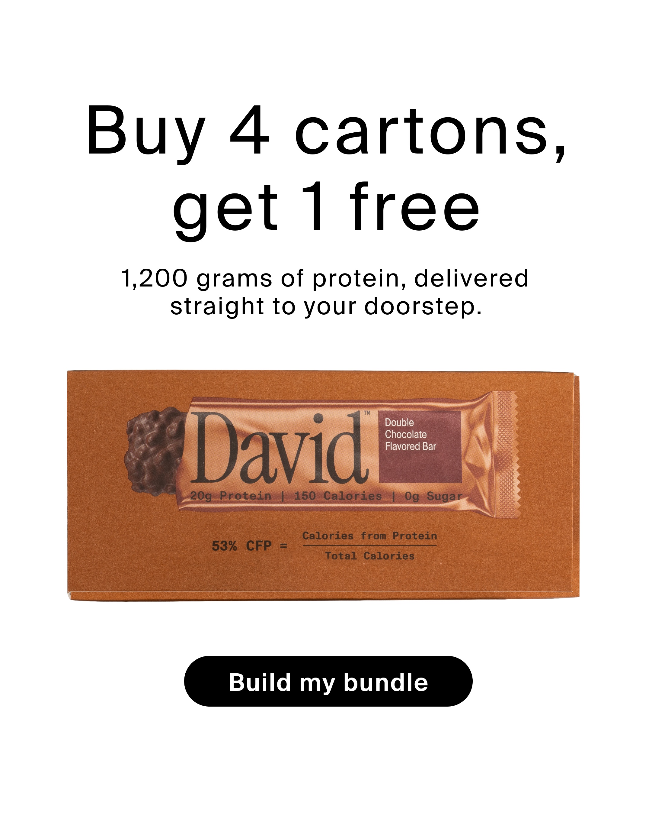 David Protein Facebook ad