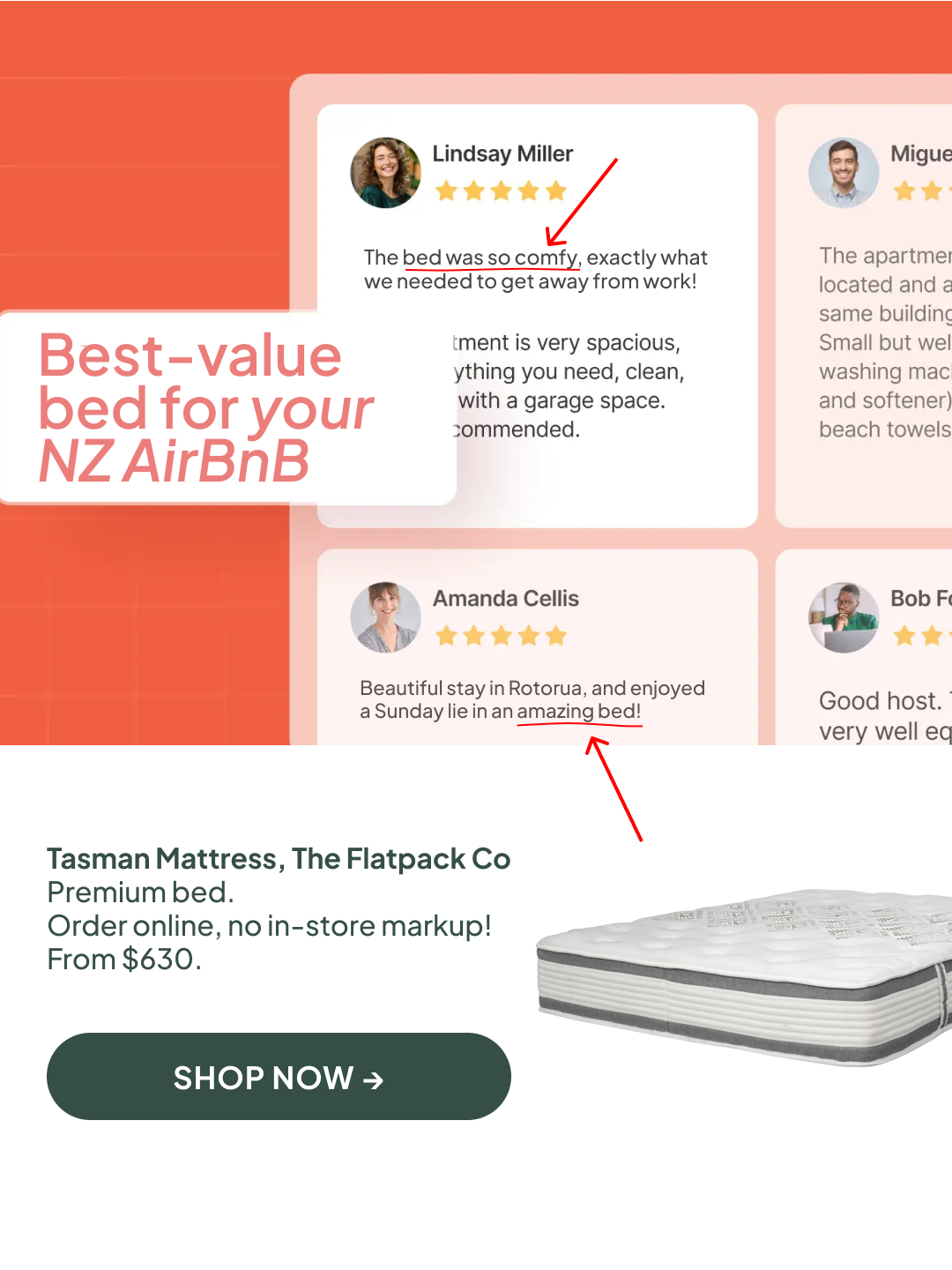 The Flatpack Co Facebook ad