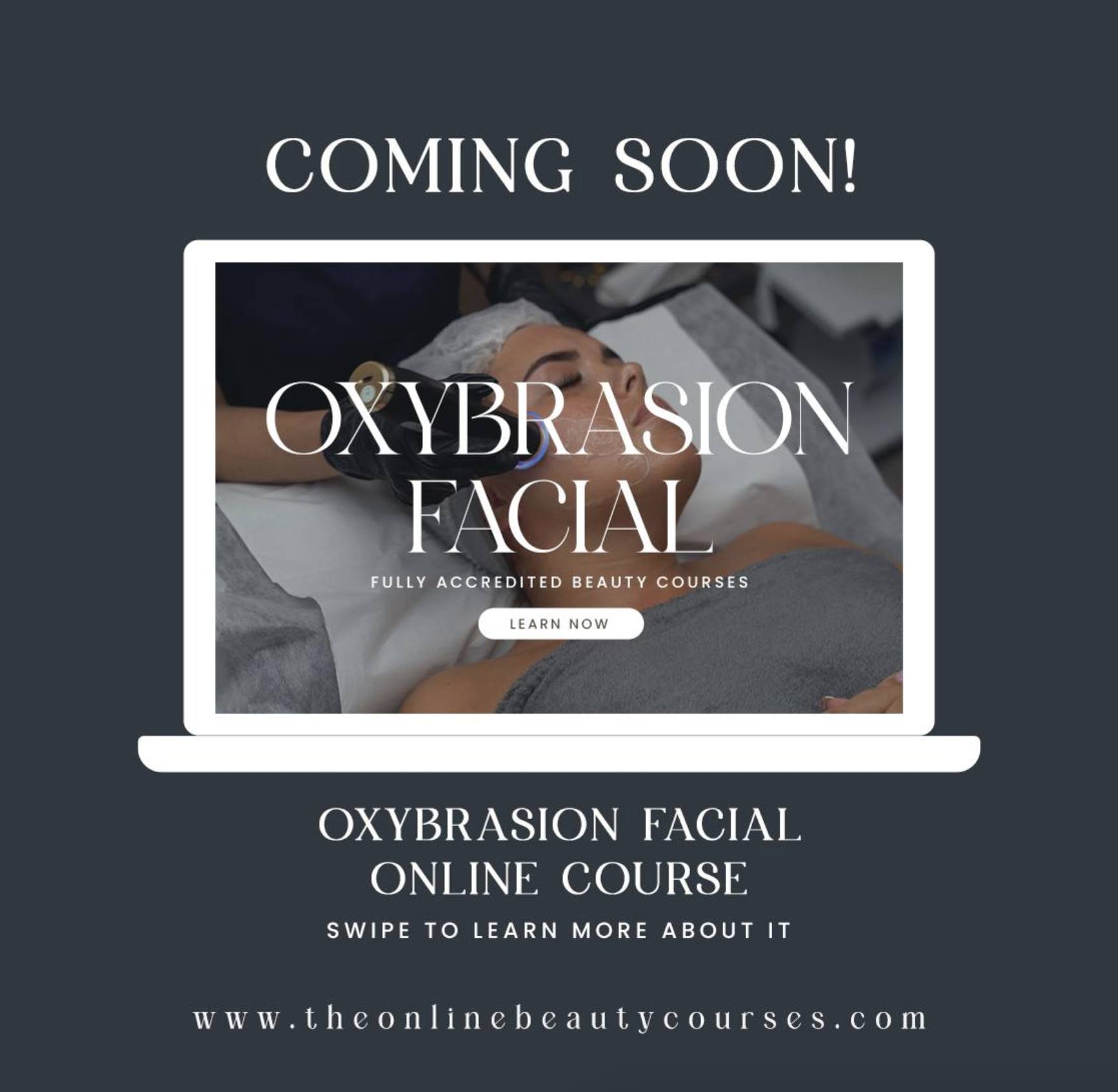 The Online Beauty Courses Facebook ad
