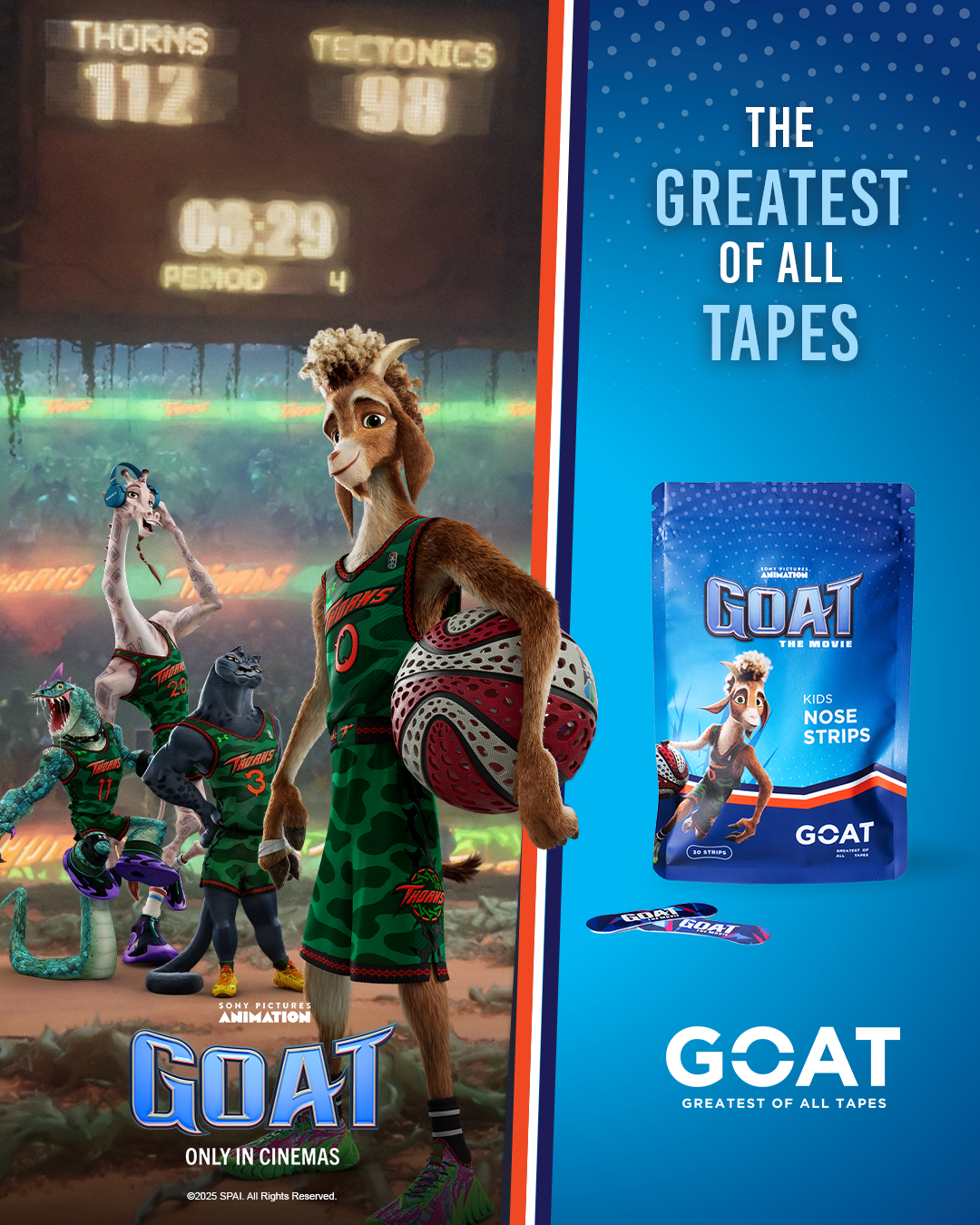 The GOAT  Facebook ad
