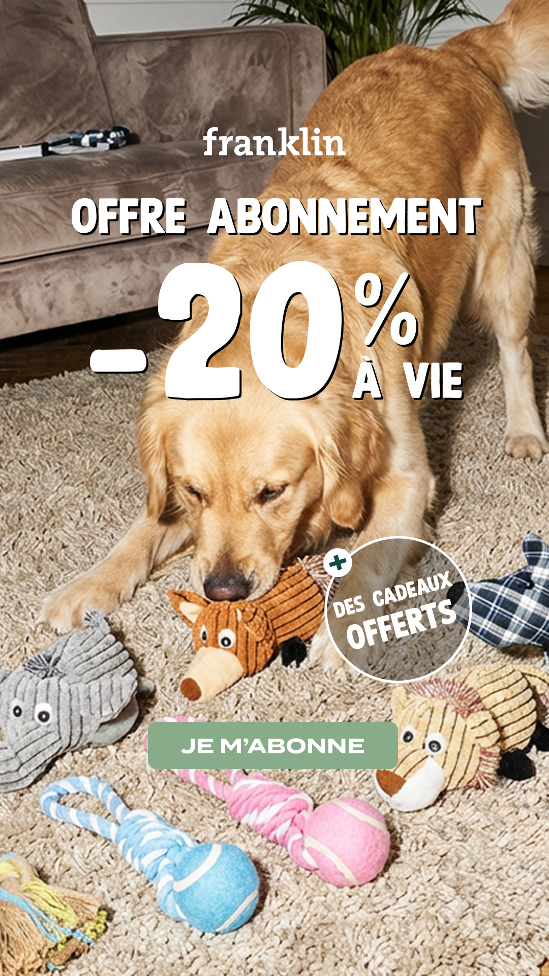 Franklin Pet Food Facebook ad