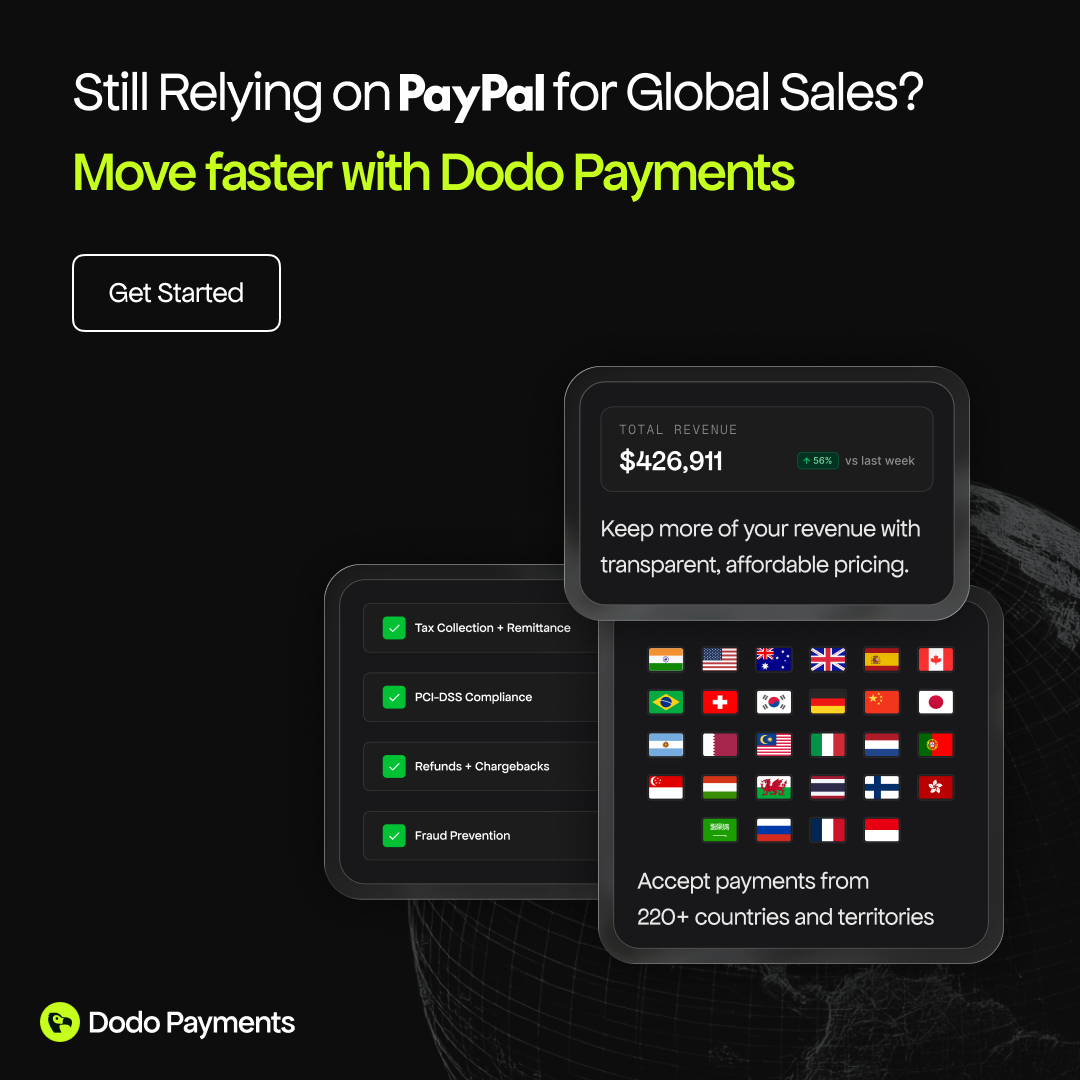 Dodo Payments Facebook ad: Still relying on PayPal for global sales?