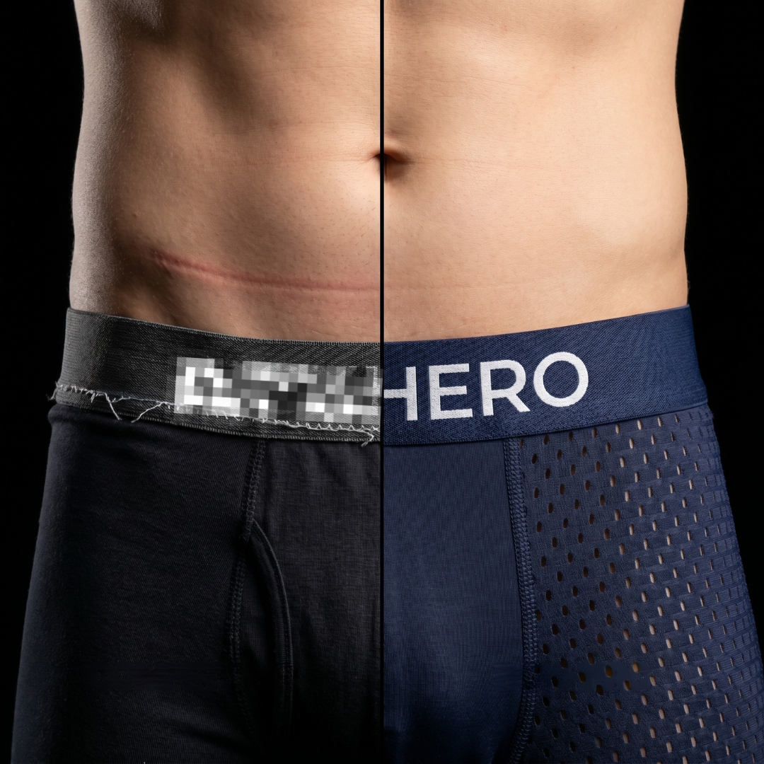 Tested by men Facebook ad