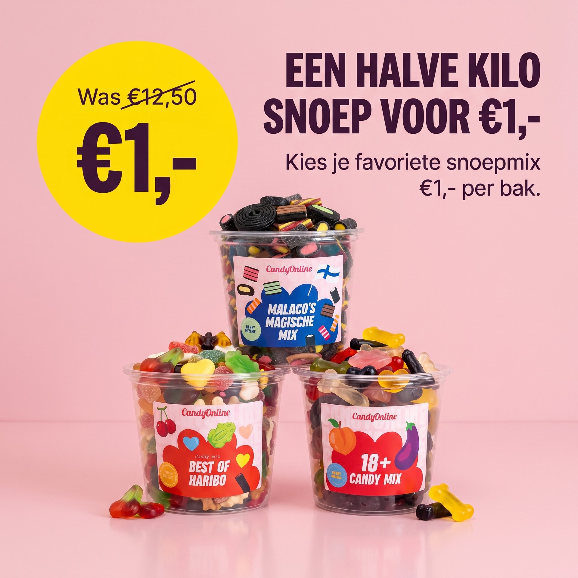candyonline.nl - snoep Facebook ad