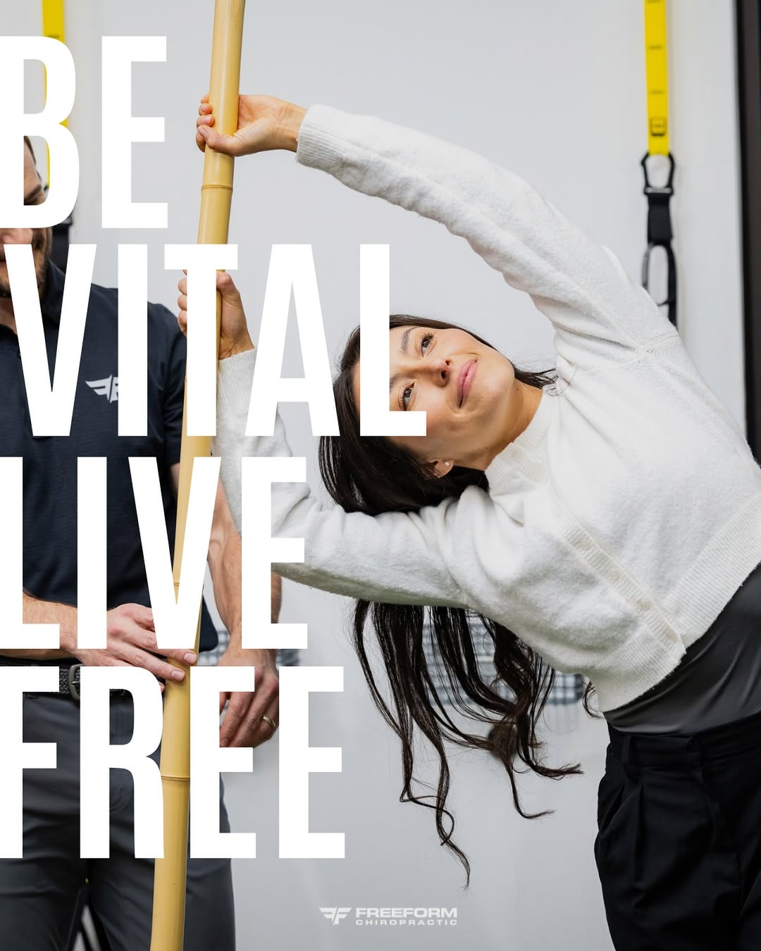 FreeForm Chiropractic West 7th Facebook ad: Your Path to Long Term Relief Starts Here.