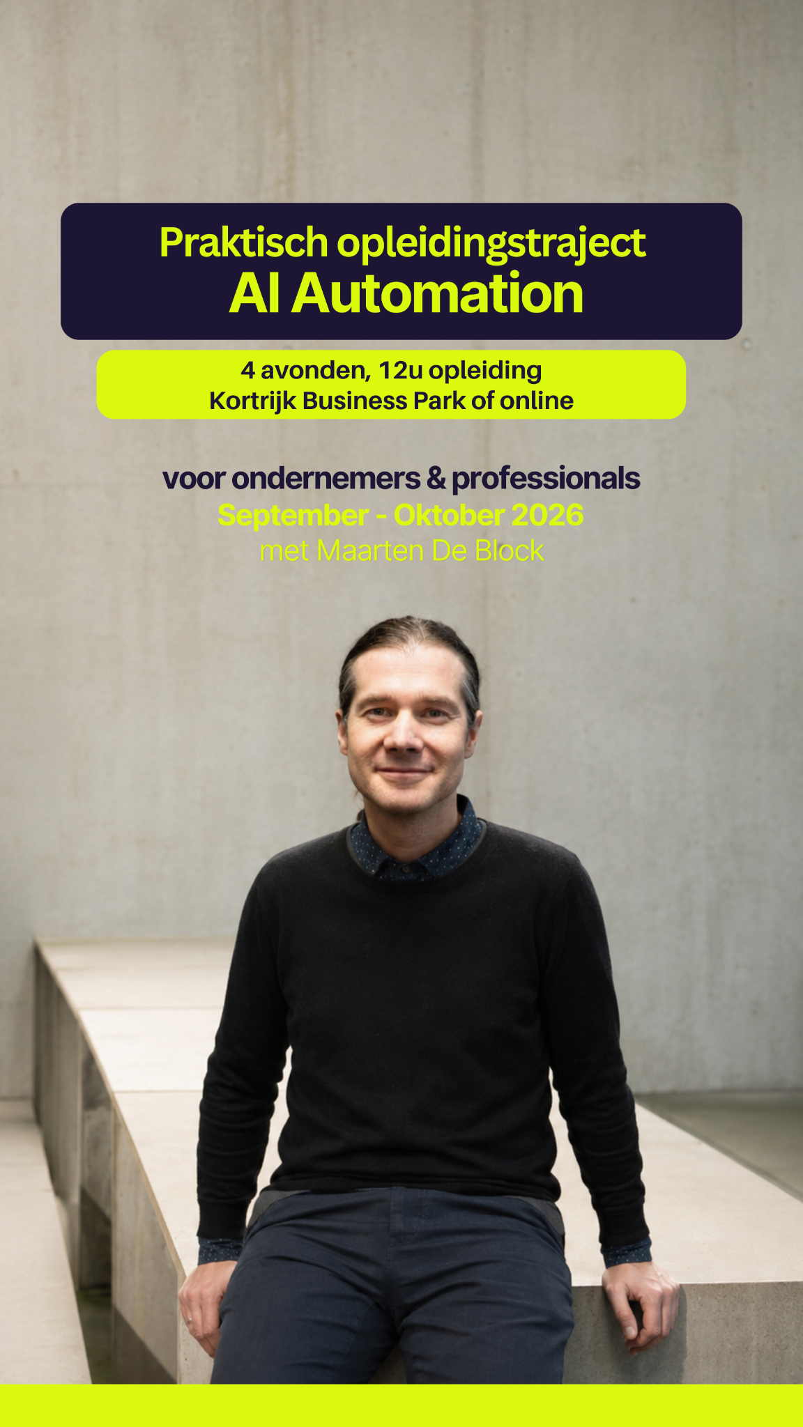 AI Marketing Academy Facebook ad: AI Automation voor ondernemers