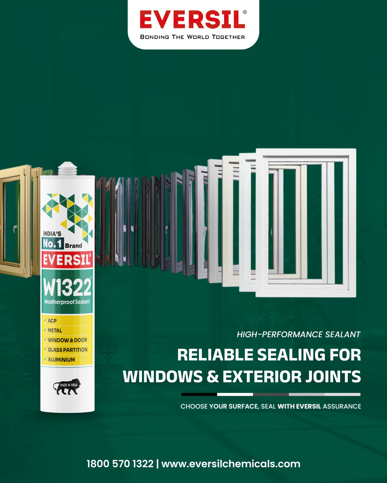 Eversil Chemicals Private Limited Facebook ad: EVERSIL - Sealants | Adhesives | Grouts…