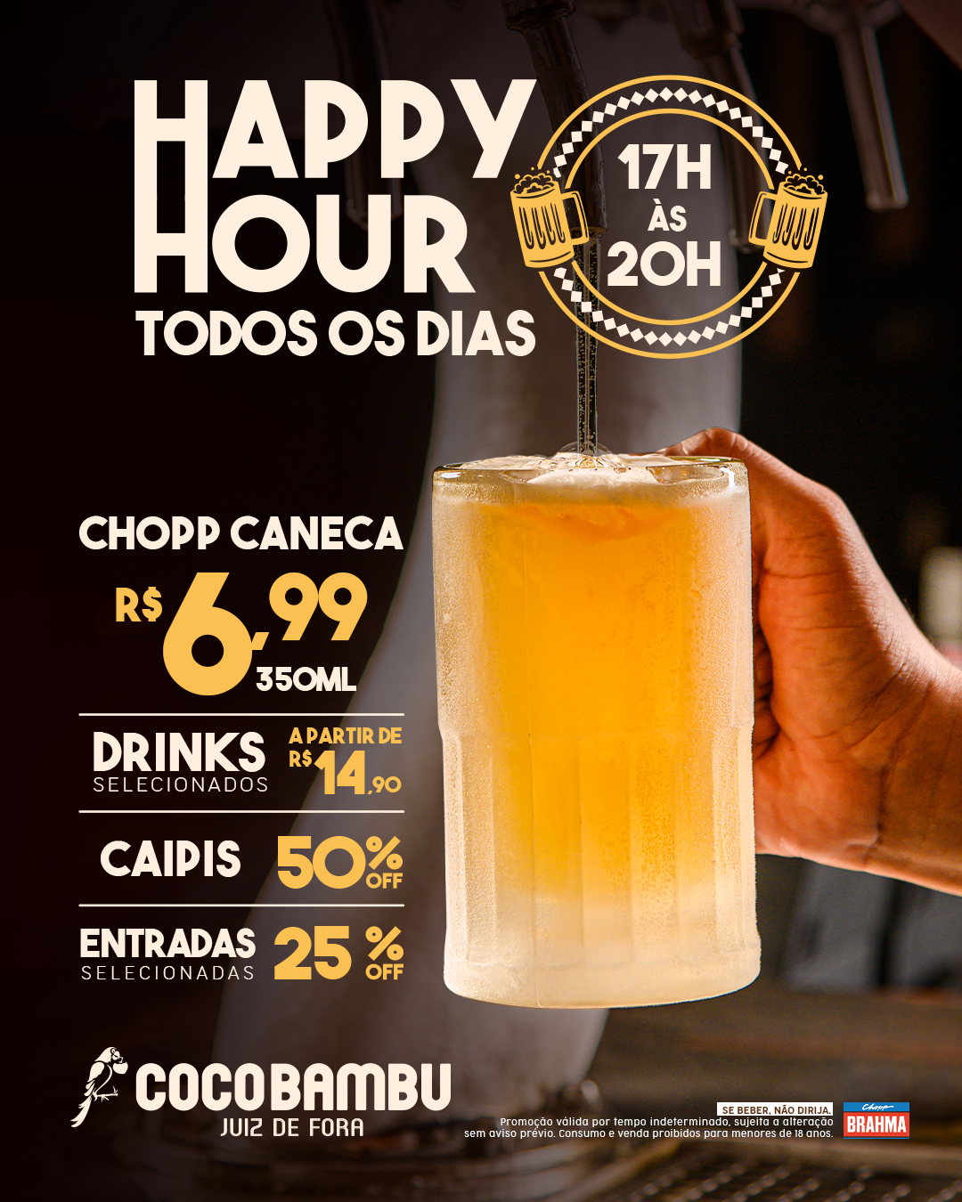Coco Bambu Juiz de Fora Facebook ad from Oct 29, 2025