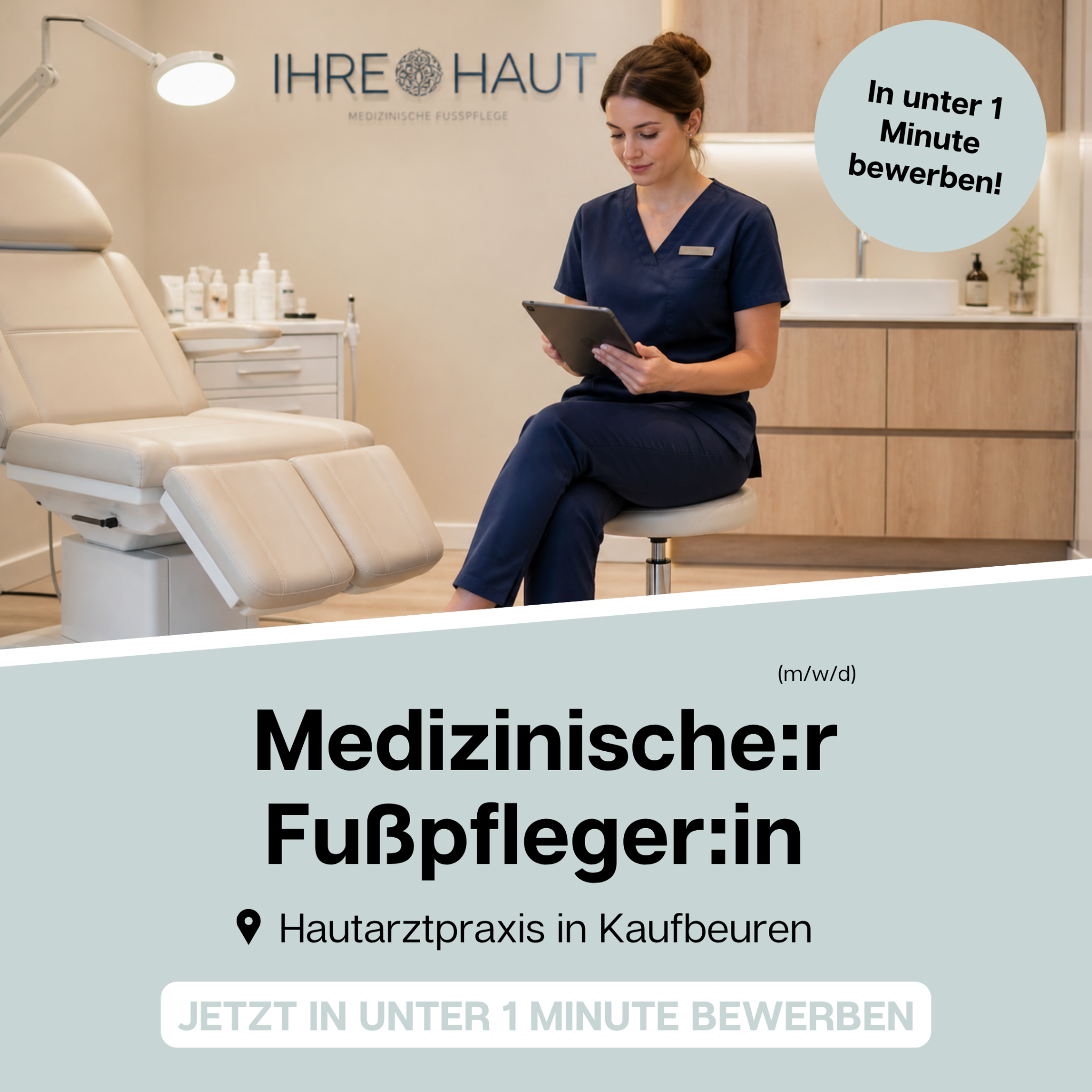IhreHaut Kaufbeuren - Hautarztpraxis Dr. Dr. Grahovac & Kollegen Facebook ad from May 12, 2026