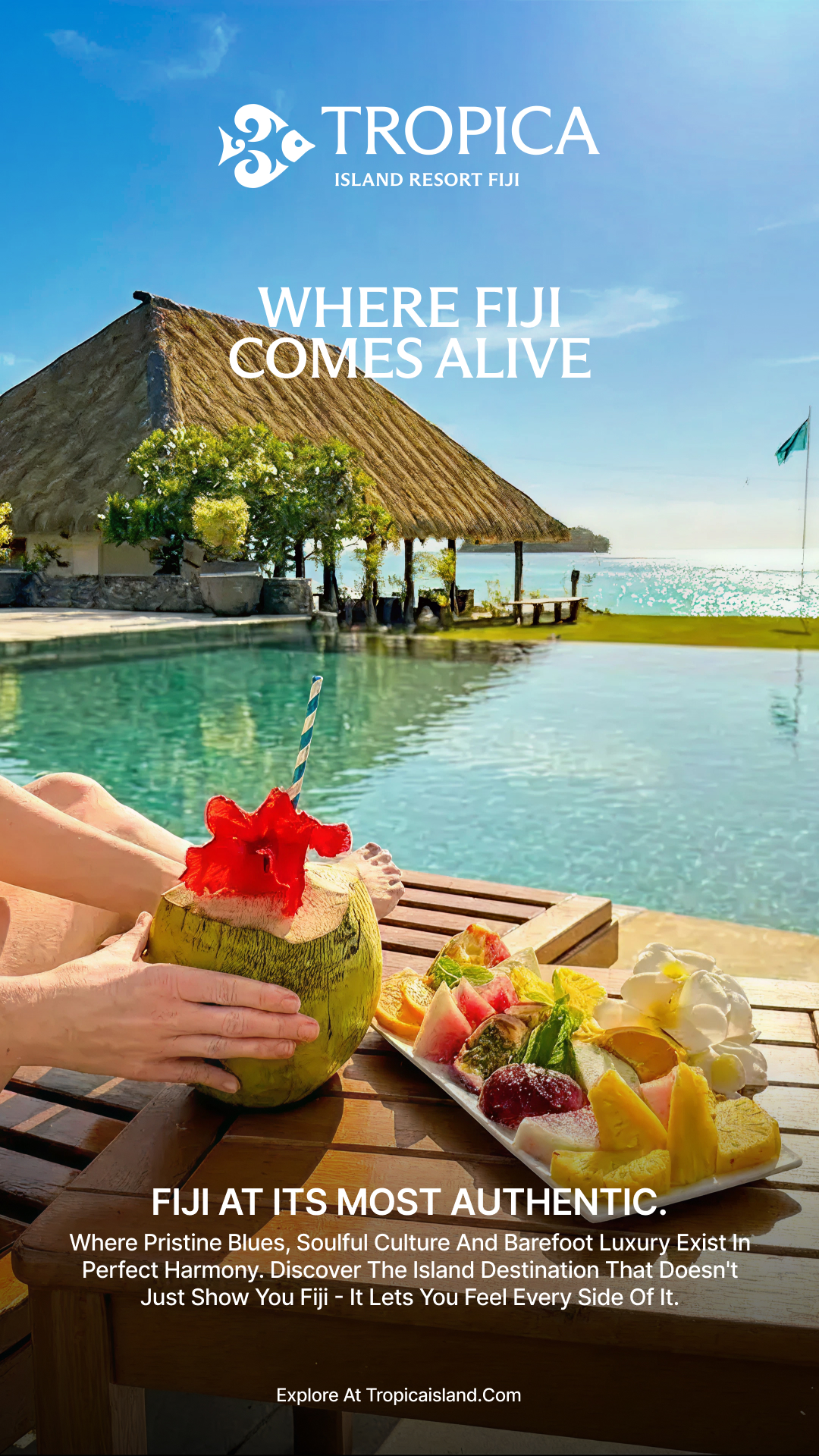 Tropica Island Resort Facebook ad