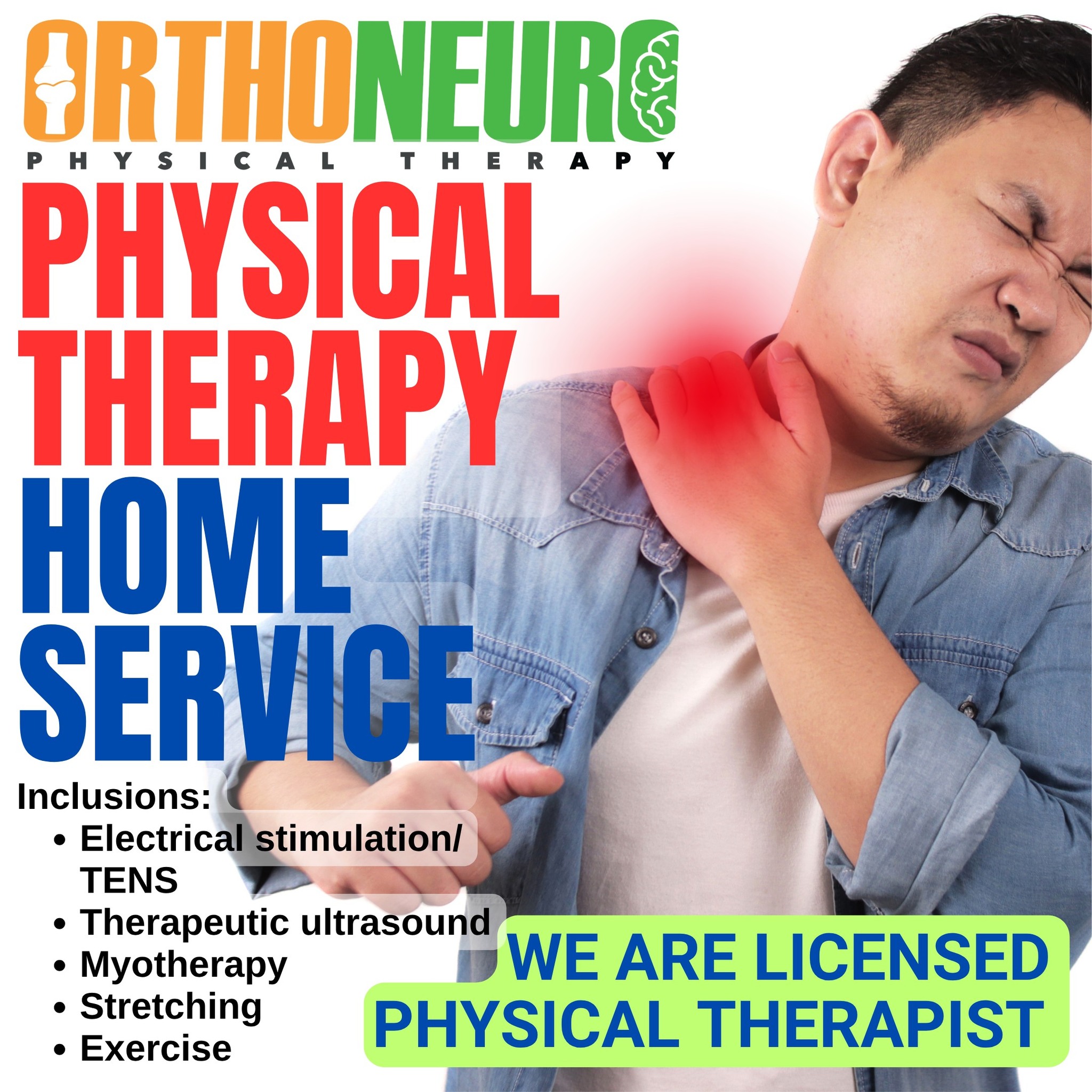 Orthoneuro Physical Therapy Clinic and Home Service Facebook ad: Montalban Branch