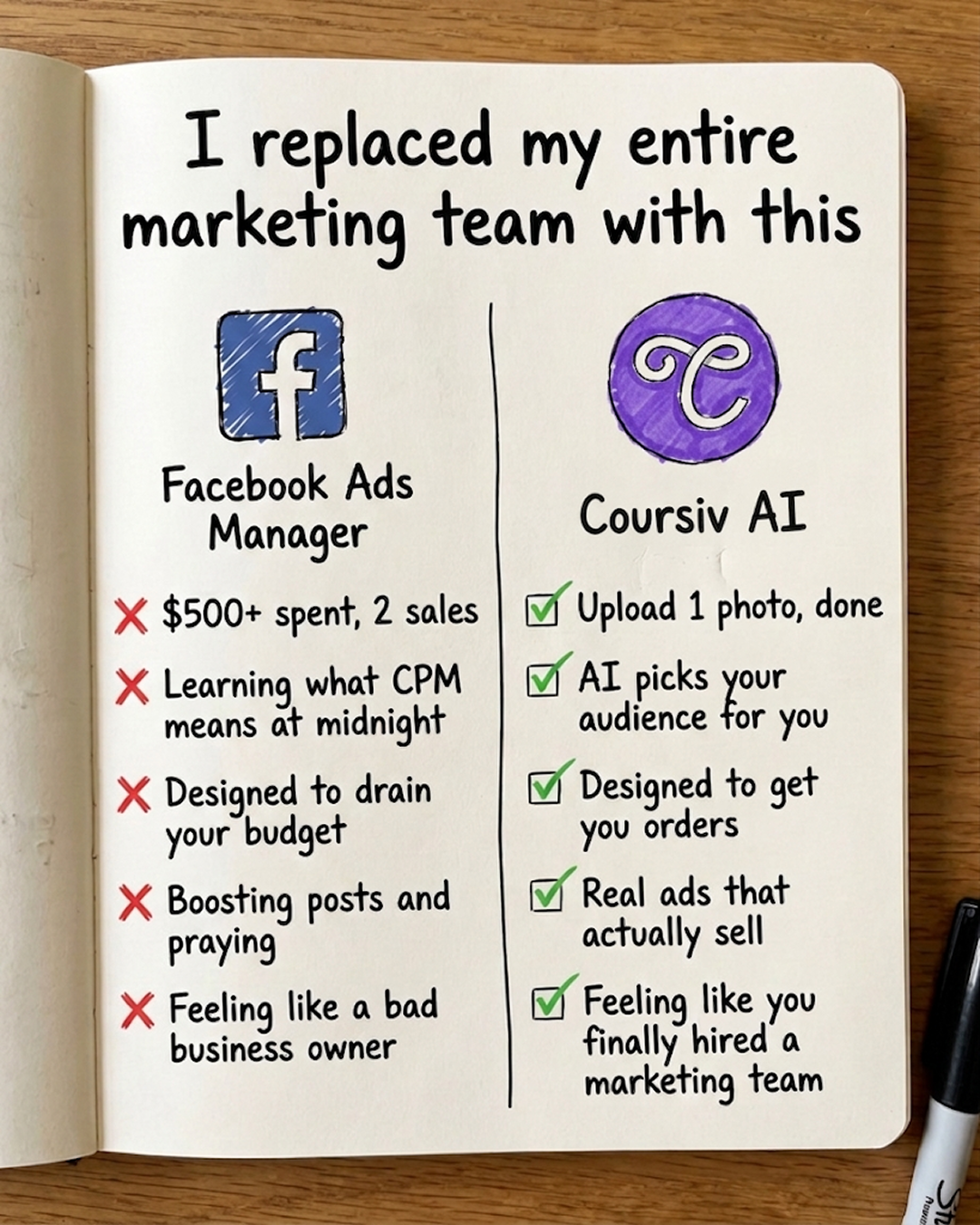 Practical AI Facebook ad