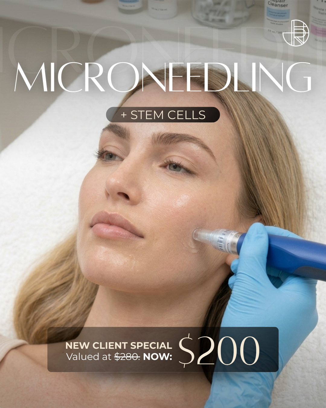 Redefine Studios Las Vegas Facebook ad: Tighten and Smooth Your Face