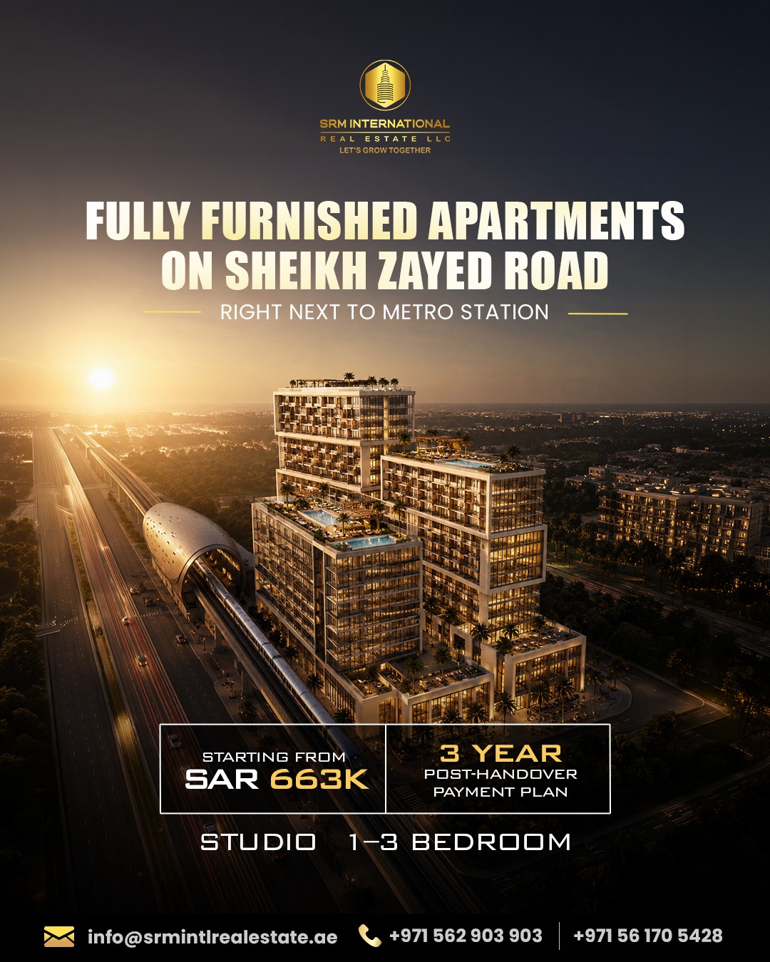 SRM International Facebook ad from May 19, 2026