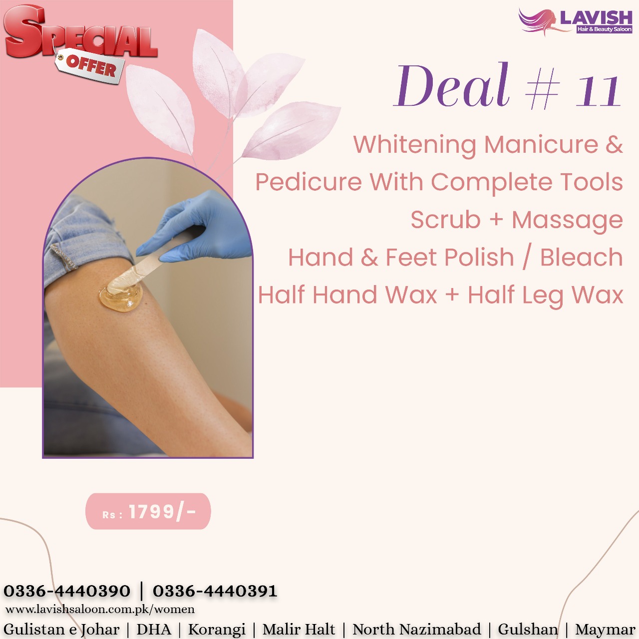 Lavish Hair & Beauty Salon Facebook ad