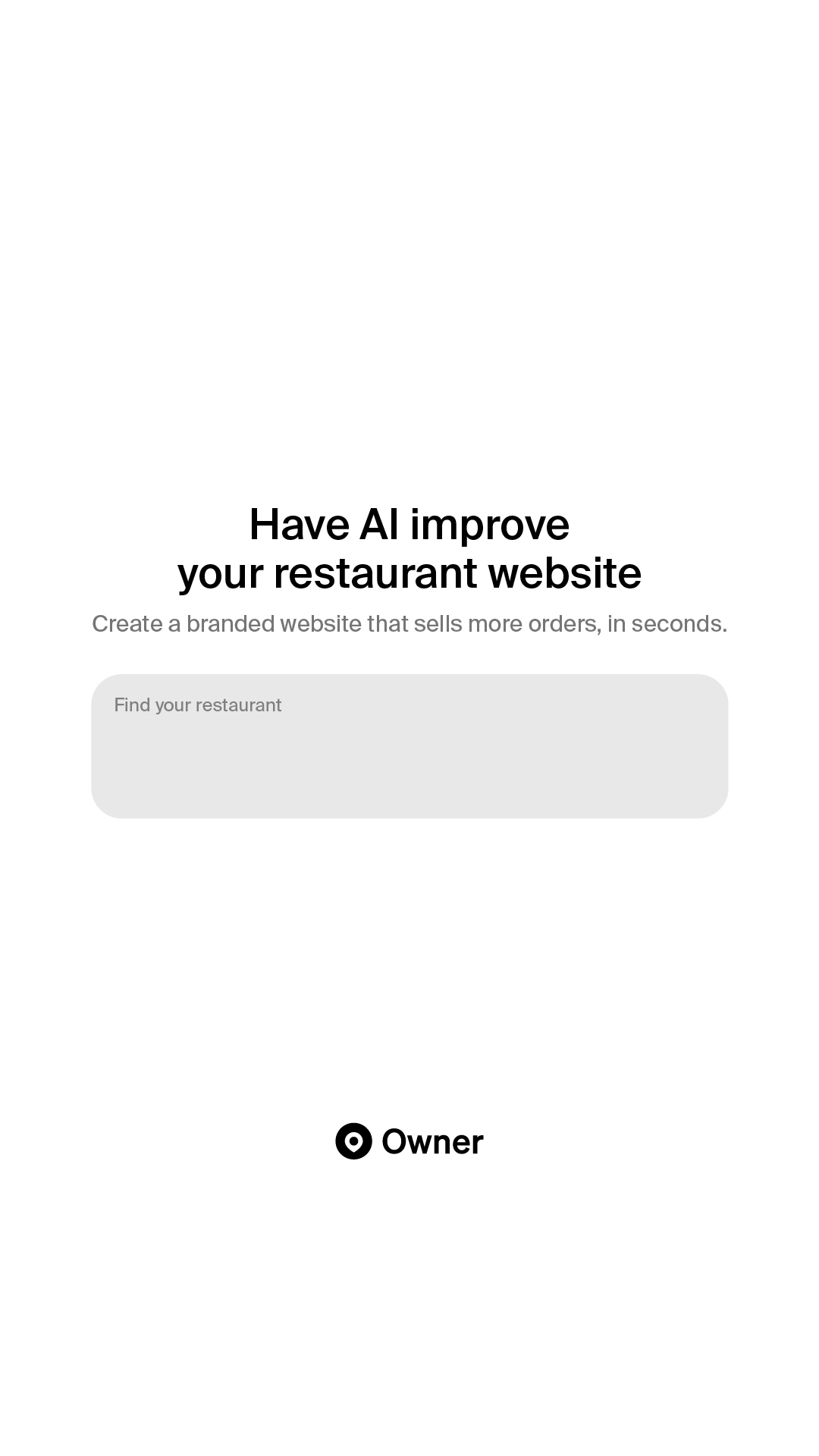 Restaurant Website Improver Facebook ad