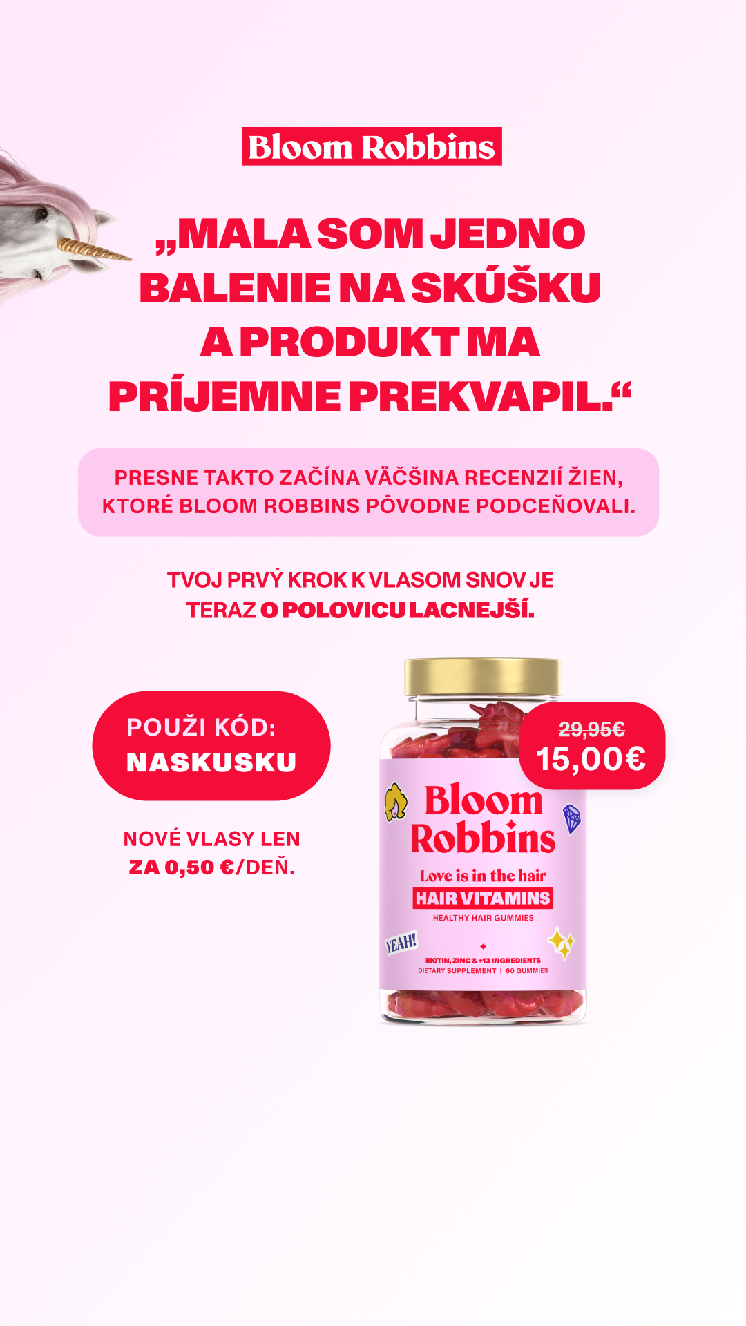 Bloom Robbins SK/CZ Facebook ad